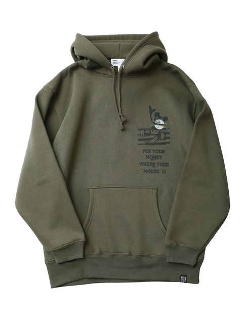 NOT-MOUTH PARKA / プリントパーカ / カーキ