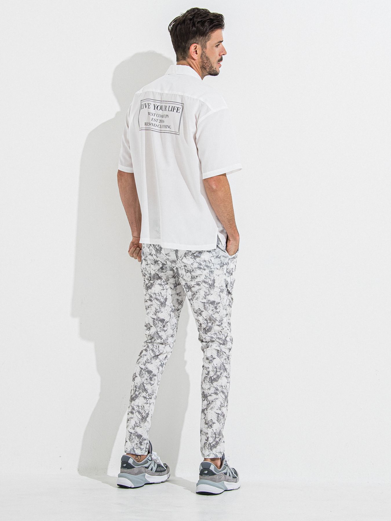 【予約品】CHRIS EASY TUCK PANTS / クリスイージータックパンツ / マーブルグレー