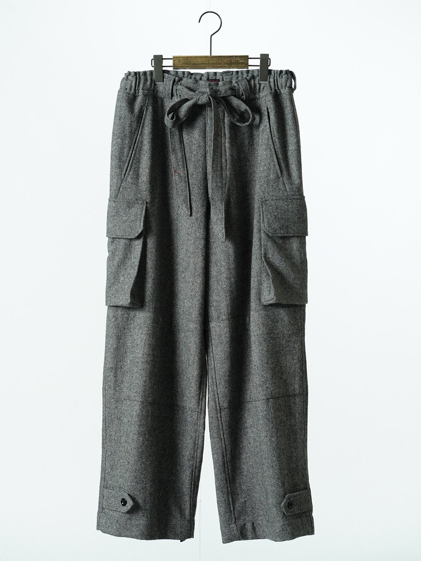 【予約品 7月5日(日) 締切】M47 WOOLTROUSERS / ウールカーゴパンツ / 杢グレー