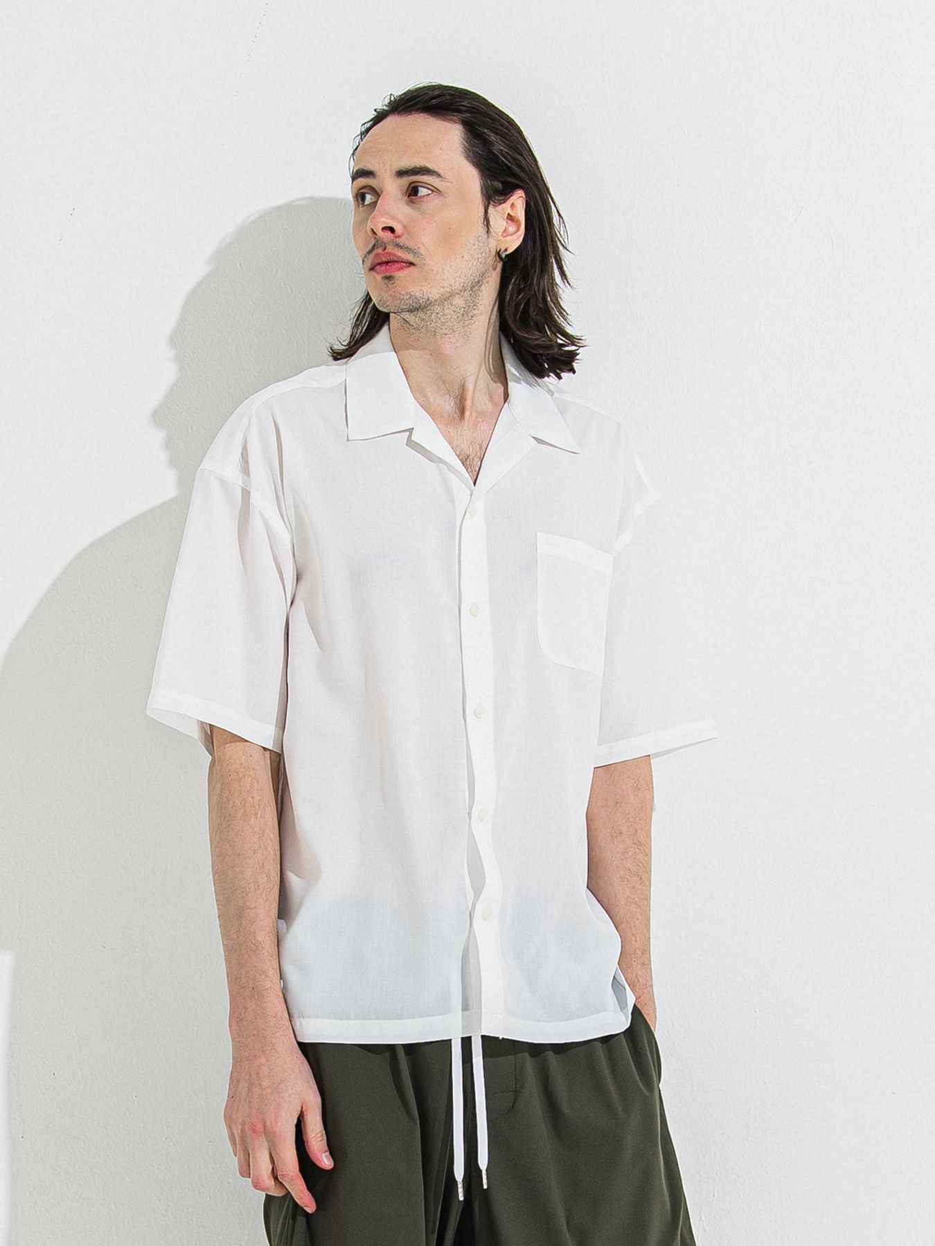 【予約品 】ZACK HALF SHIRT / ザックハーフスリーブシャツ / ホワイト