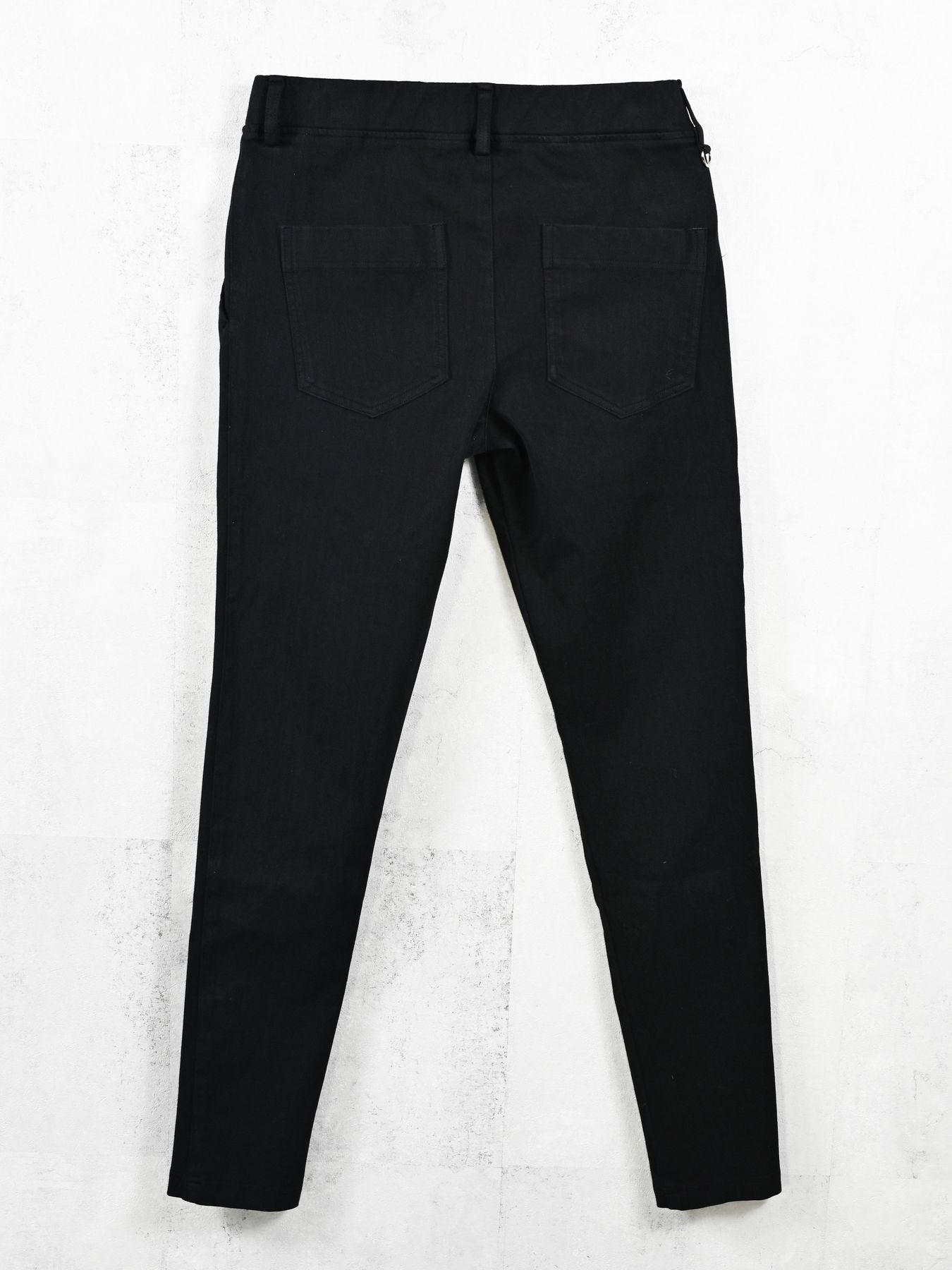【予約品 】DENIM JERSEY CHRIS EASY TUCK PT / デニムジャージクリスイージータックパンツ / ブラック