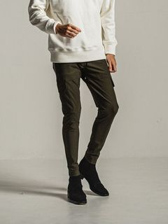 《予約9月1日18時締め》 Darrell HEAT cargo  PT  / カーゴパンツ / カーキ