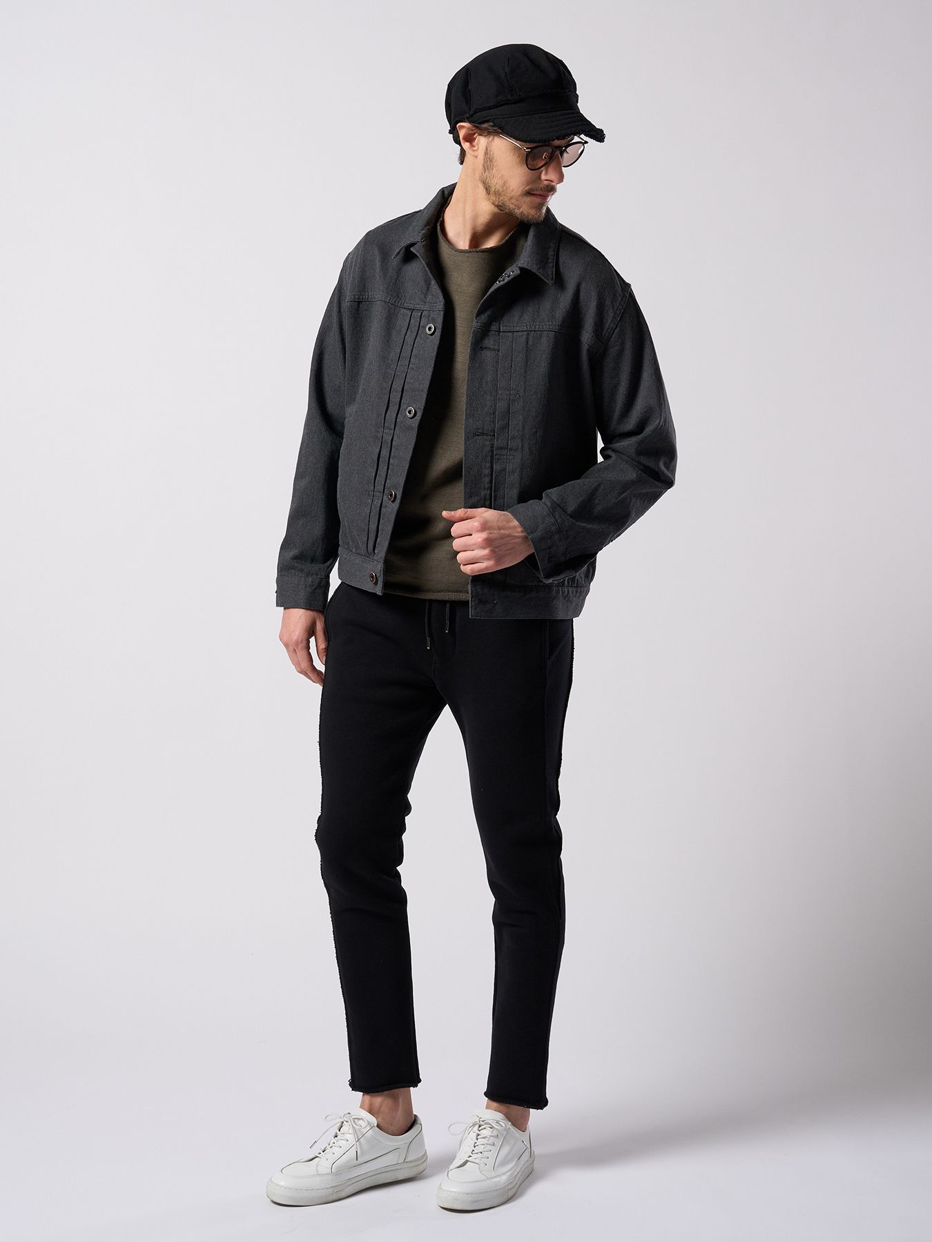 【予約品 4月19日(日) 18時締切】denim jacket type1 (OW) / ワンウォッシュ TYPE1 デニムジャケット / ダストチャコール