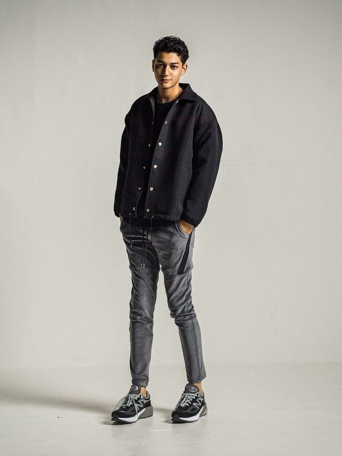 《予約9月1日18時締め》 velours TYLER PANTS  / 真冬仕様タイラーパンツ / チャコール