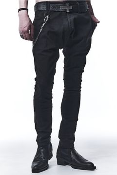 《予約品》 SaruelBondagePants ボンテージパンツ 刺繡無し BlackBlackDenim / Black 【kiryuyrik】 9月入荷予定