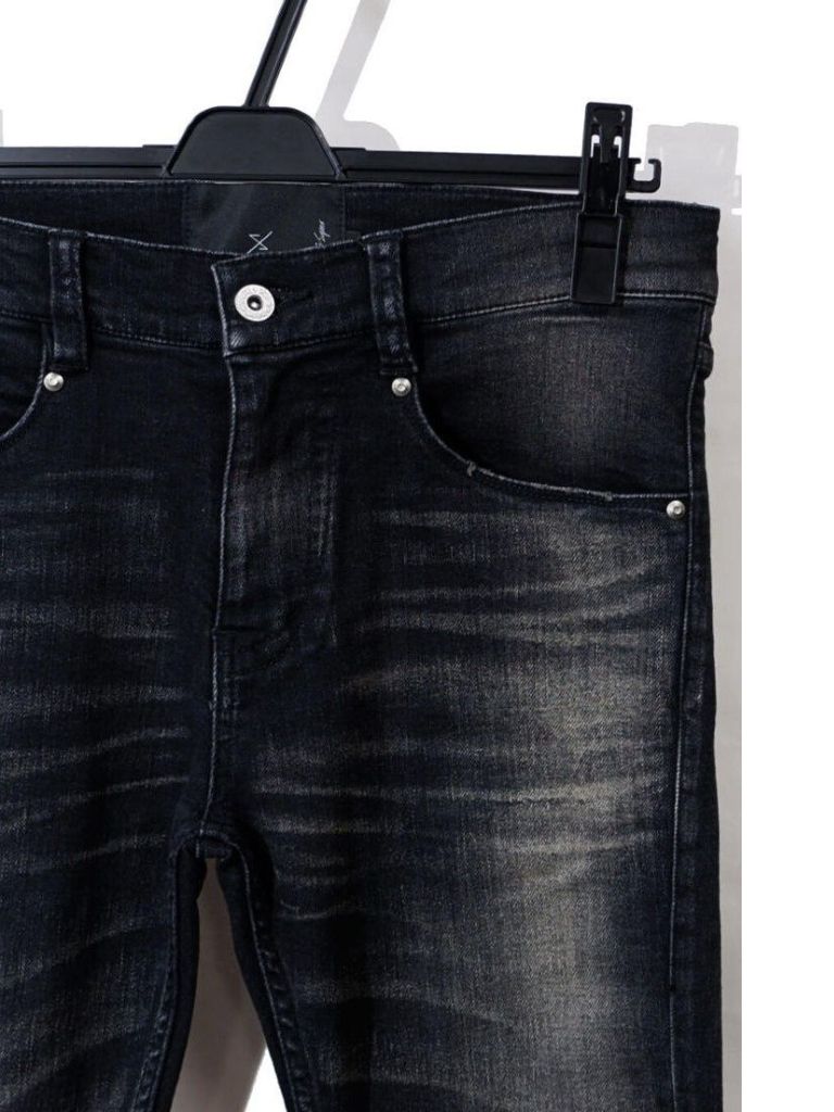 Hybrid Stretch USED Skinny Denim Pants / D.GRAY 【ys Yuji SUGENO】