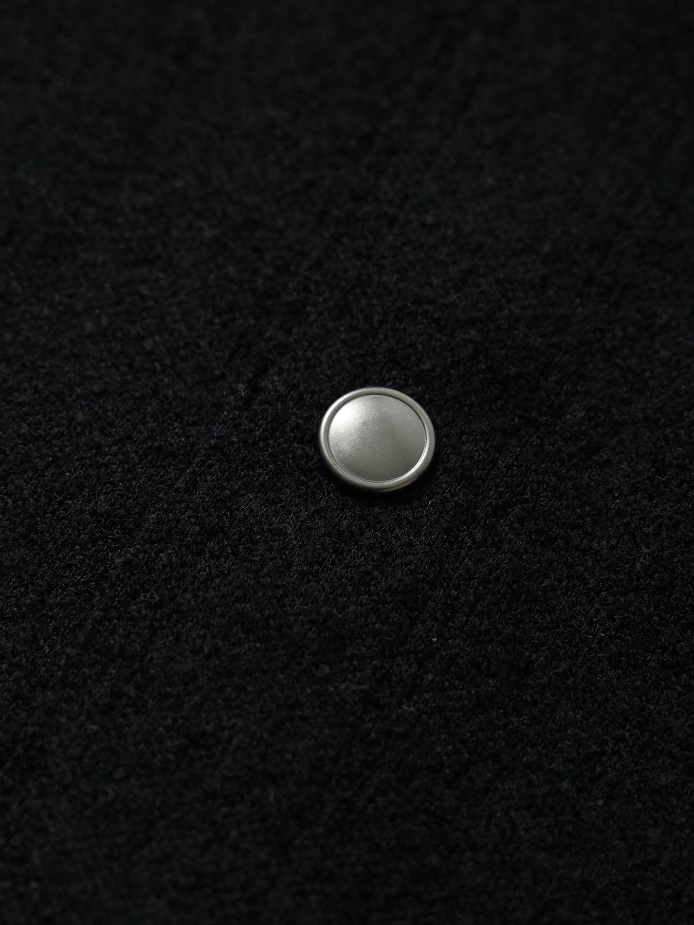 【予約品 5月27日(水) 締切】BOUCLE-VEST / ウール混ブークレー ベスト / ブラック