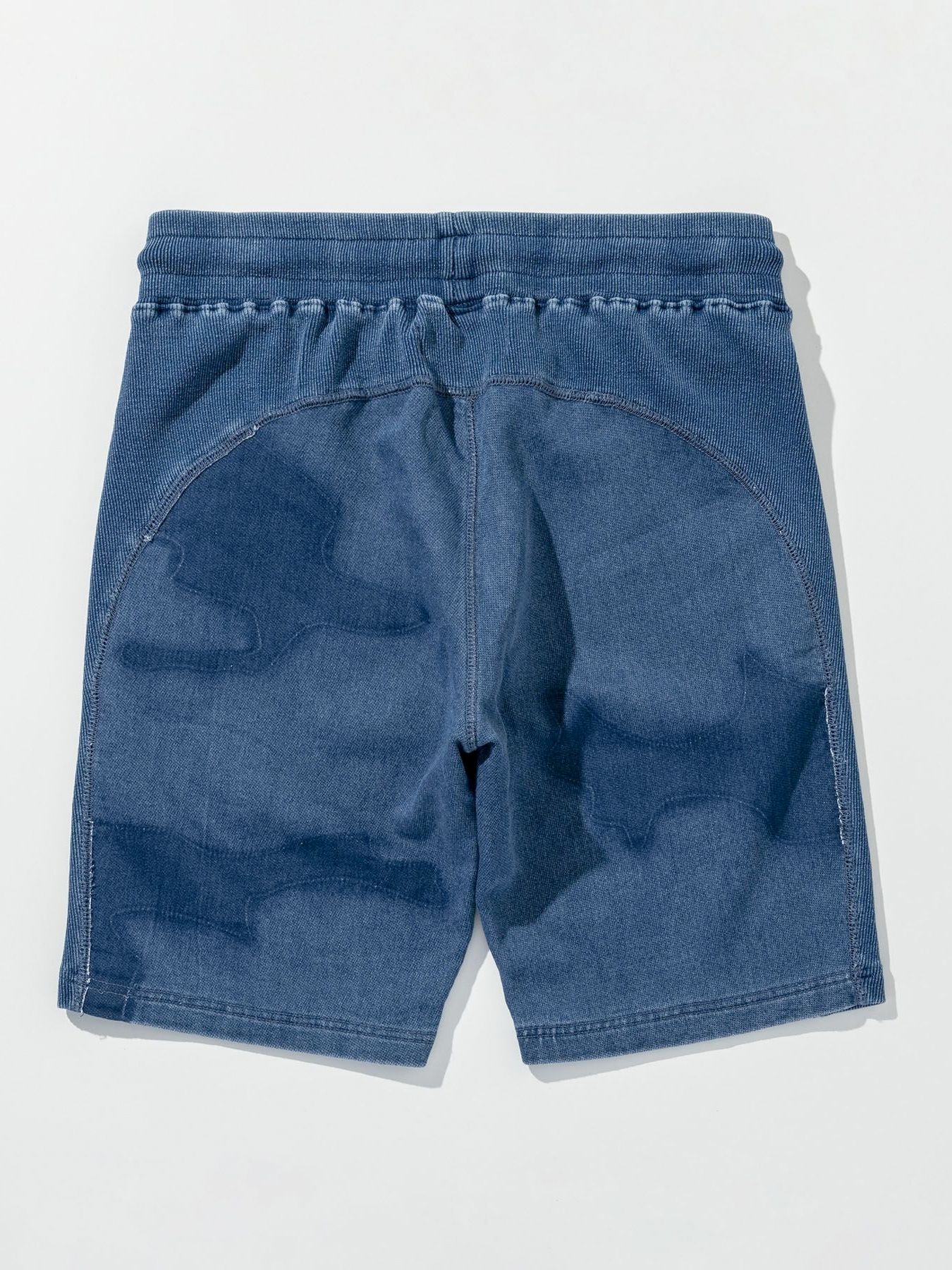 カモ柄ジョグデニムショーツ / インディゴ