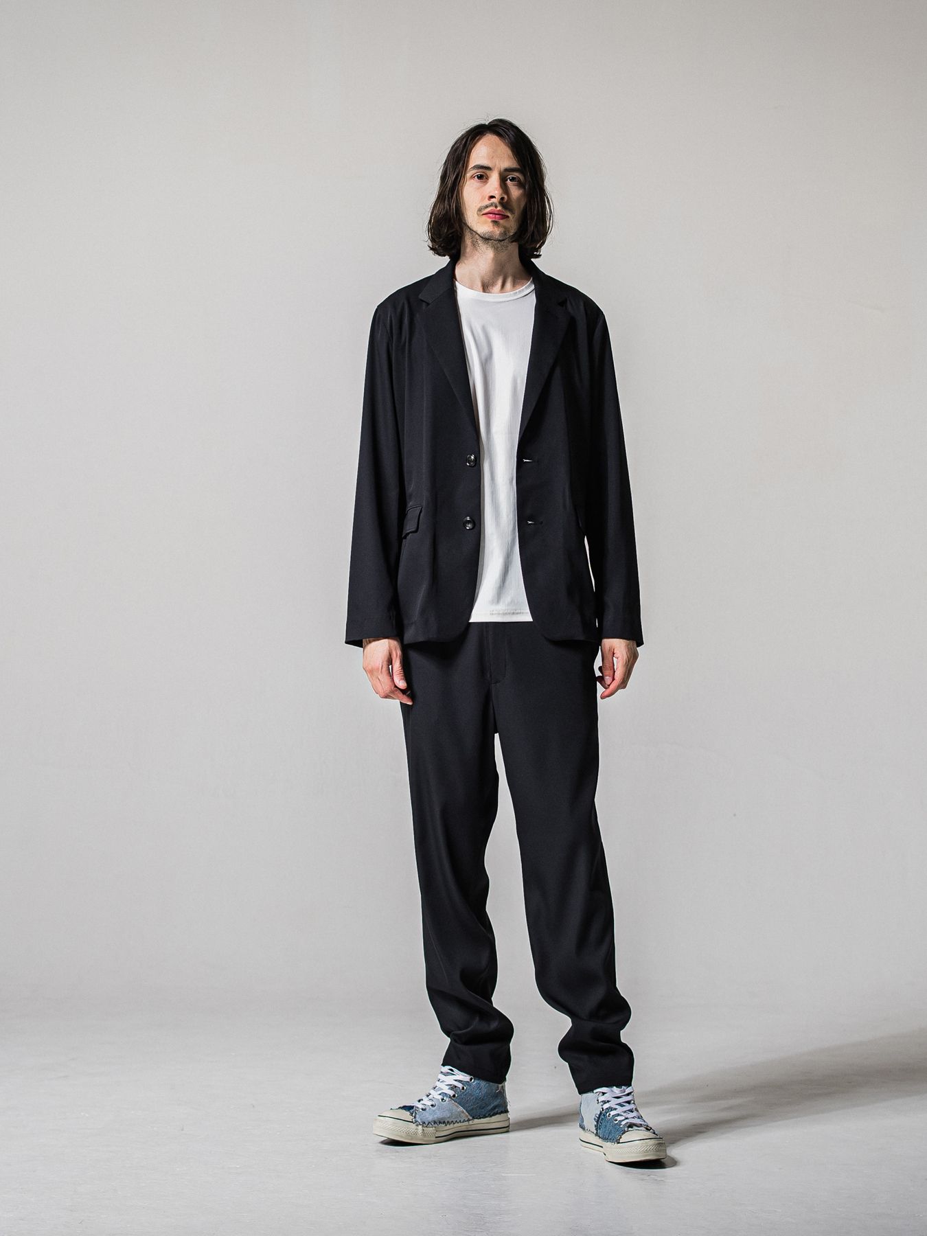 【予約品 11月16日(日) 締切】NYLON LONGSLEEVE TEE / ナイロン ロングスリーブTシャツ / ホワイト