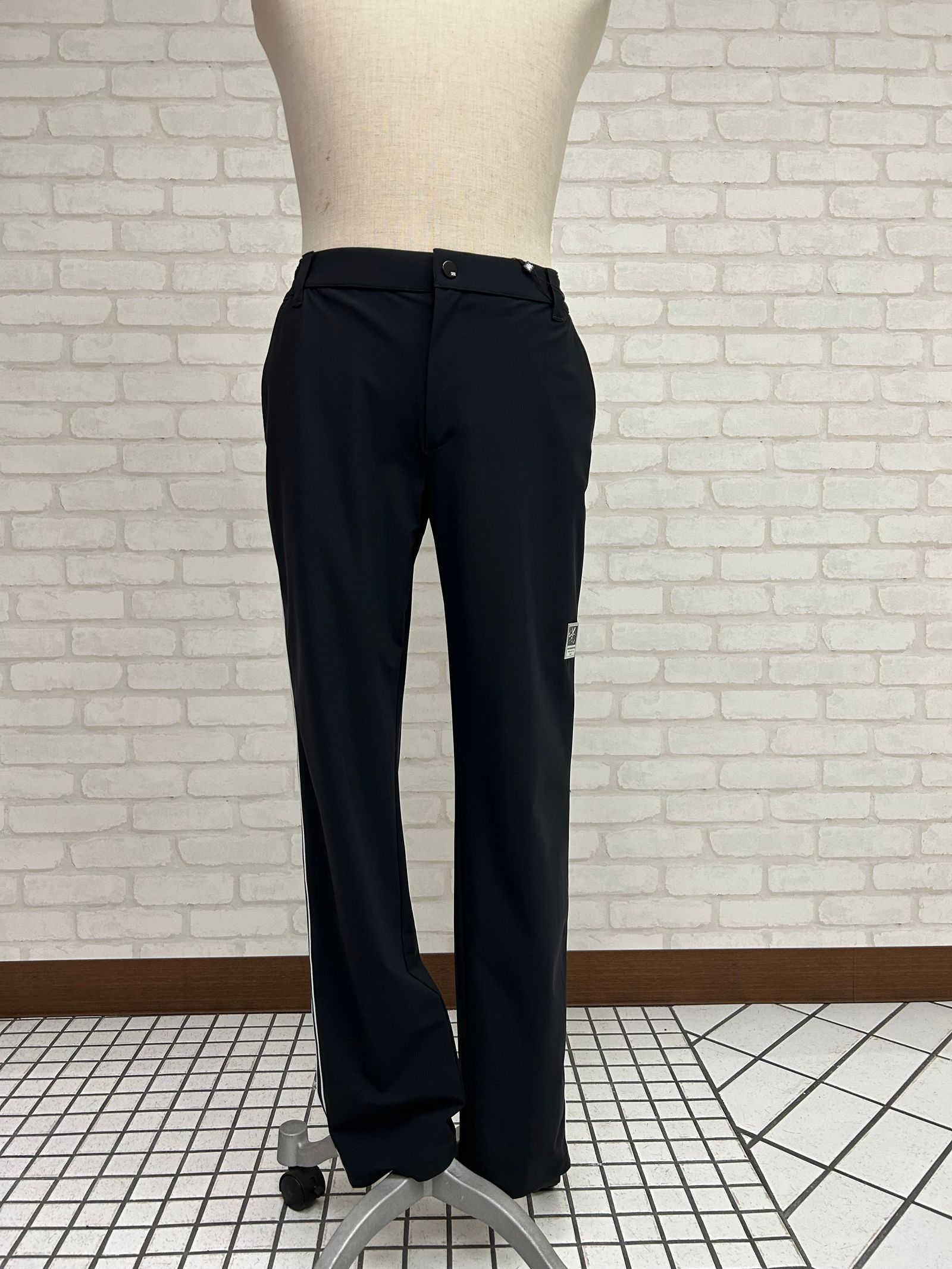 イタリア生地ハイストレットSTRETCH JQ TAPE PANTS / ブラック 【SY32 by SWEET YEARS GOLF】
