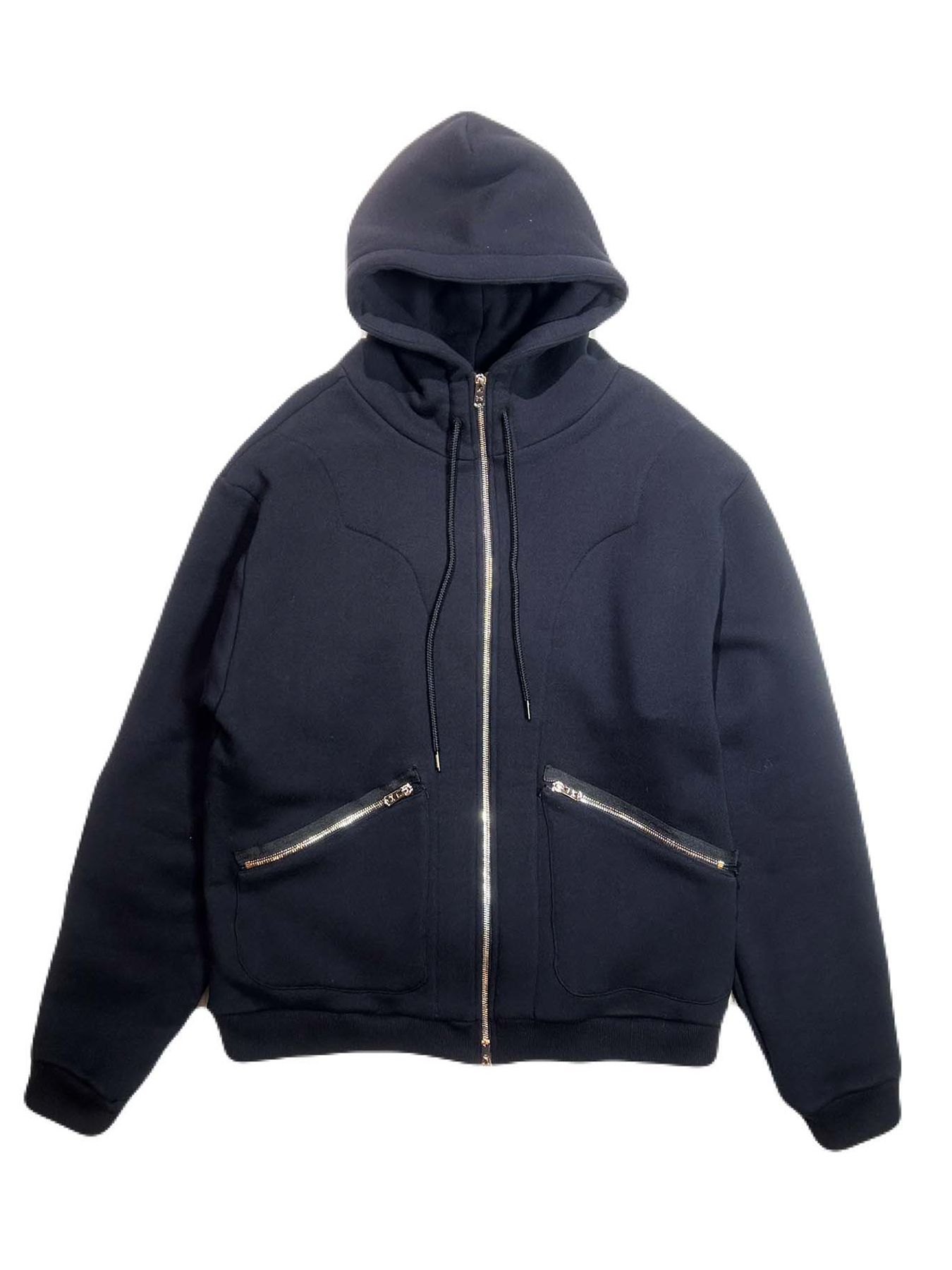 SWEAT HOODIE FLOCKY / スウェット フーディ フロッキープリント / ブラック