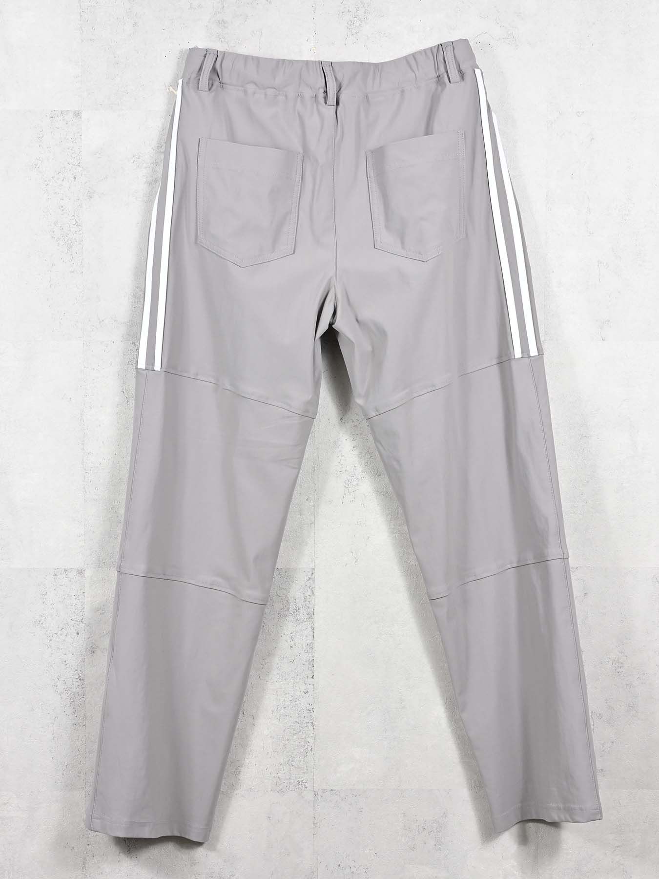 【予約品 11月16日(日) 締切】JONSON LINE WIDE PT / ジョンソン ライン ワイドパンツ / グレー×ホワイト