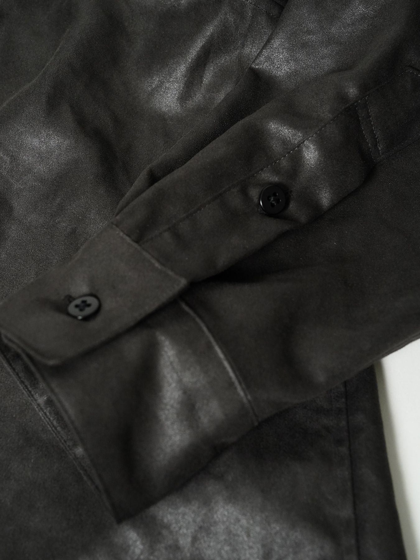 【予約品 7月5日(日) 締切】LUSTER OFFICERSHIRTS / ラスターオフィサーシャツ / チャコール