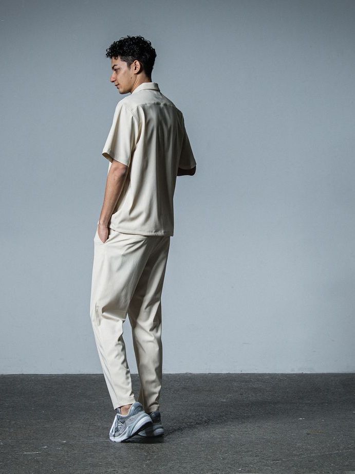 《予約品》 PULLOVER HALF SHIRT  / ハーフジップシャツ / ベージュ