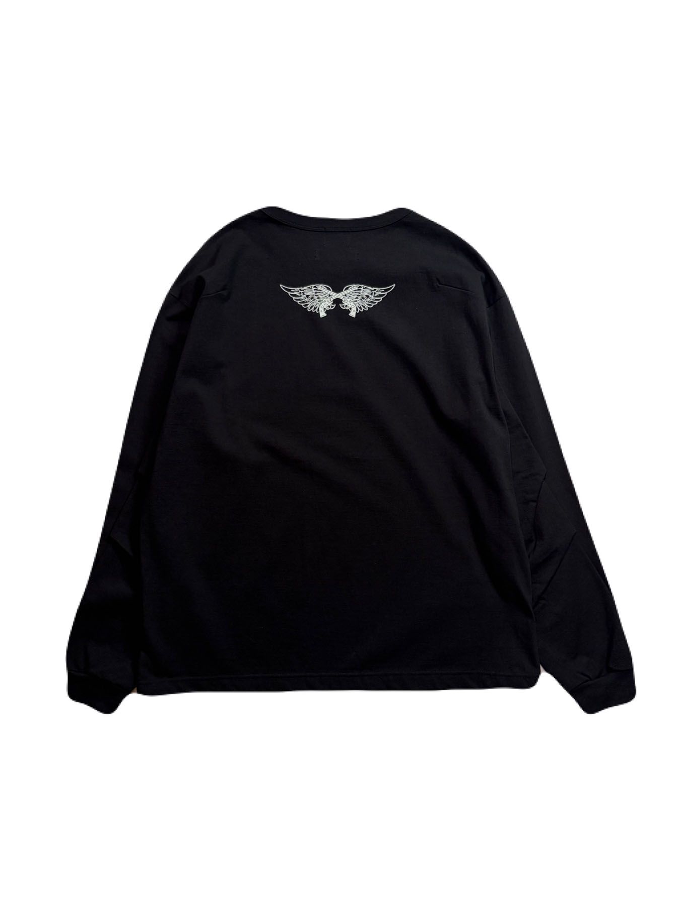 【予約品 3月9日(月) 18:00 締切】TT&CO.コラボ - TT&CO. CROSSGUN / ロンT / ブラック