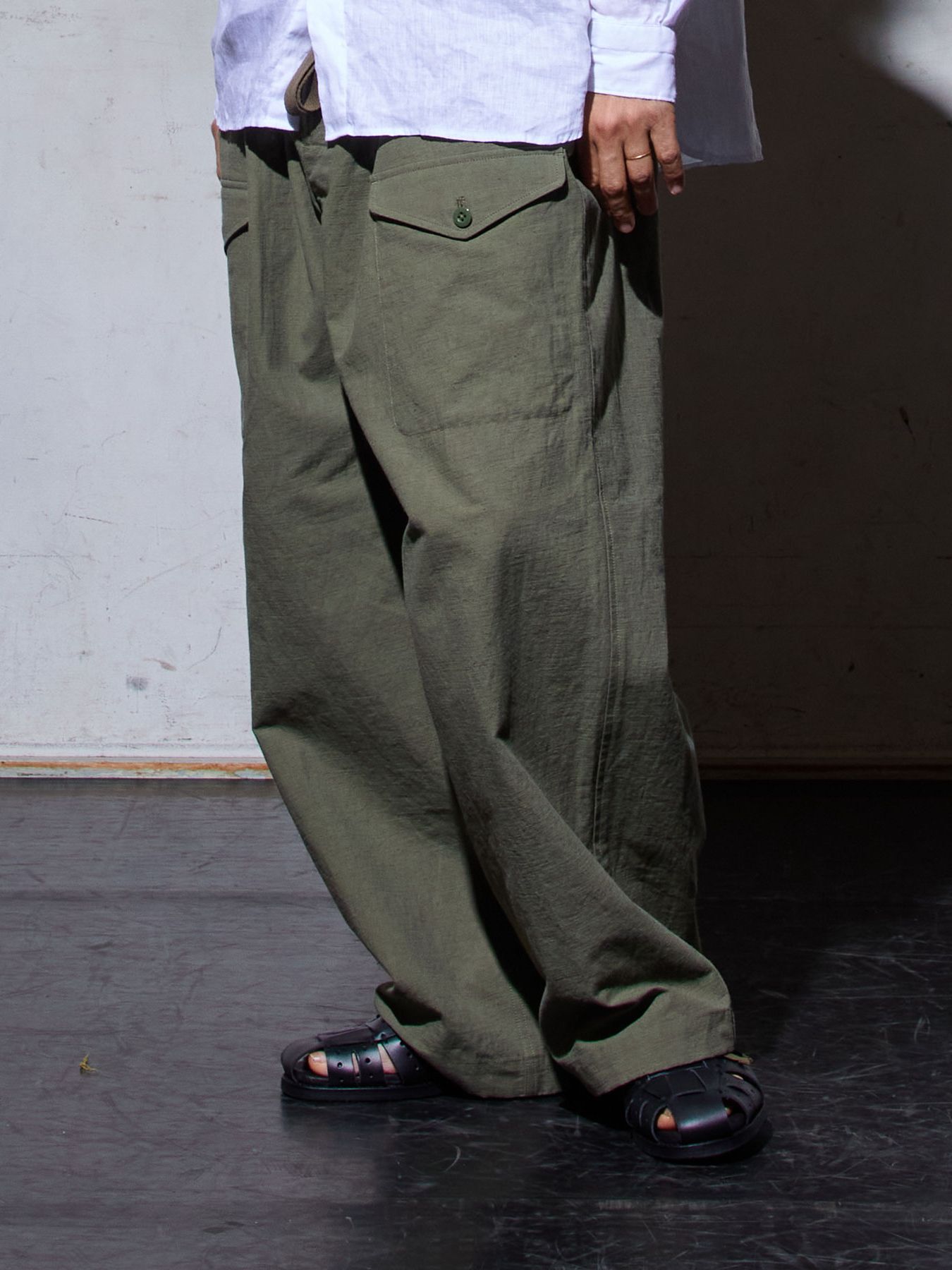 《予約品》 FRENCHARMY OVERPANTS / スノーパンツ / オリーブ