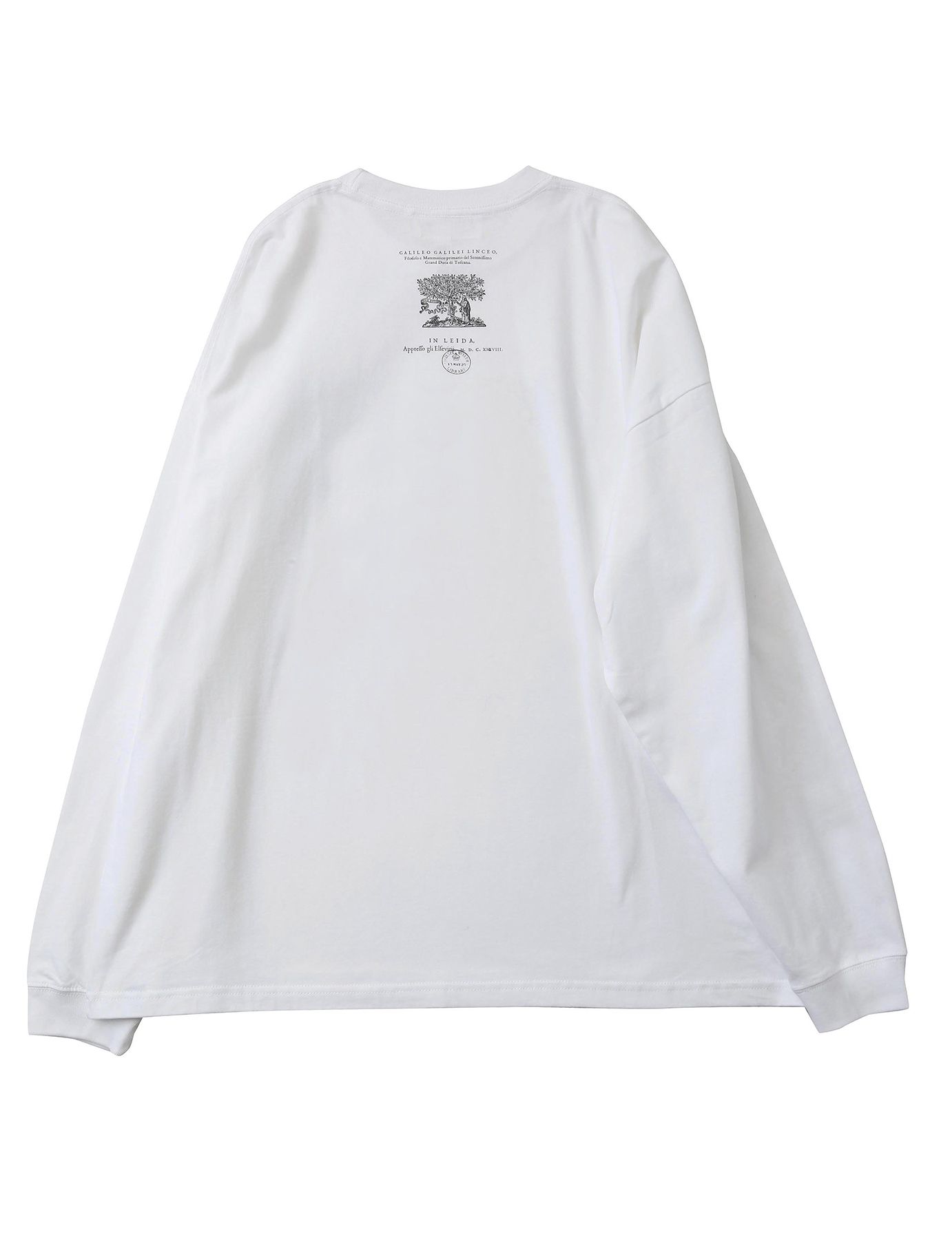 【予約品】ORBITAL WIDE-TEE / プリントワイドTシャツ / ホワイト【QUOLT】