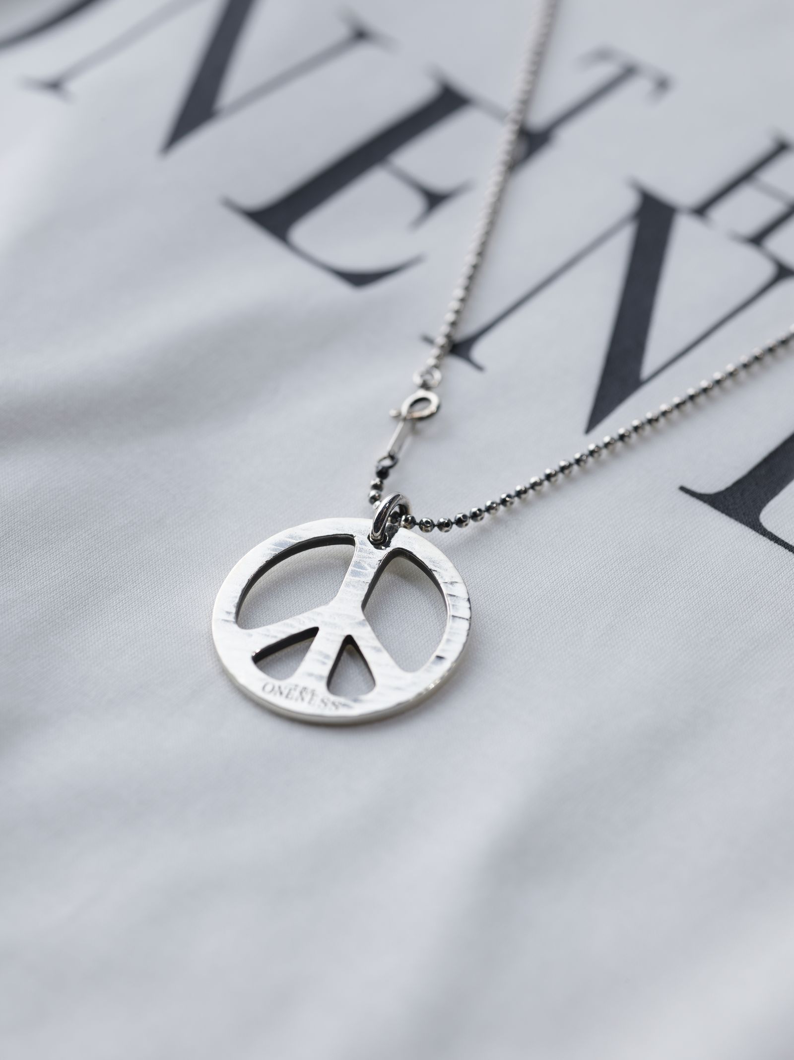 SGZ-PEACE Nacklace / ネックレス  / シルバー 【THE ONENESS】