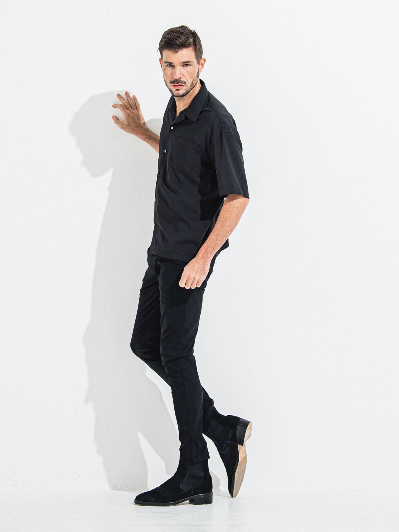【予約品 】ZACK HALF SHIRT / ザックハーフスリーブシャツ / ブラック