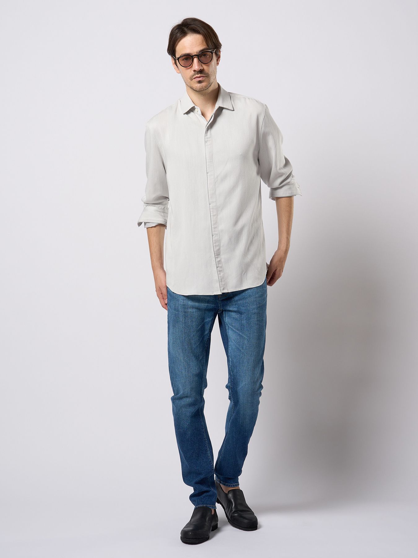 【予約品 9月23日(火) 締切】combination slip-on shoes / コンビネーション スリッポンシューズ / ブラック