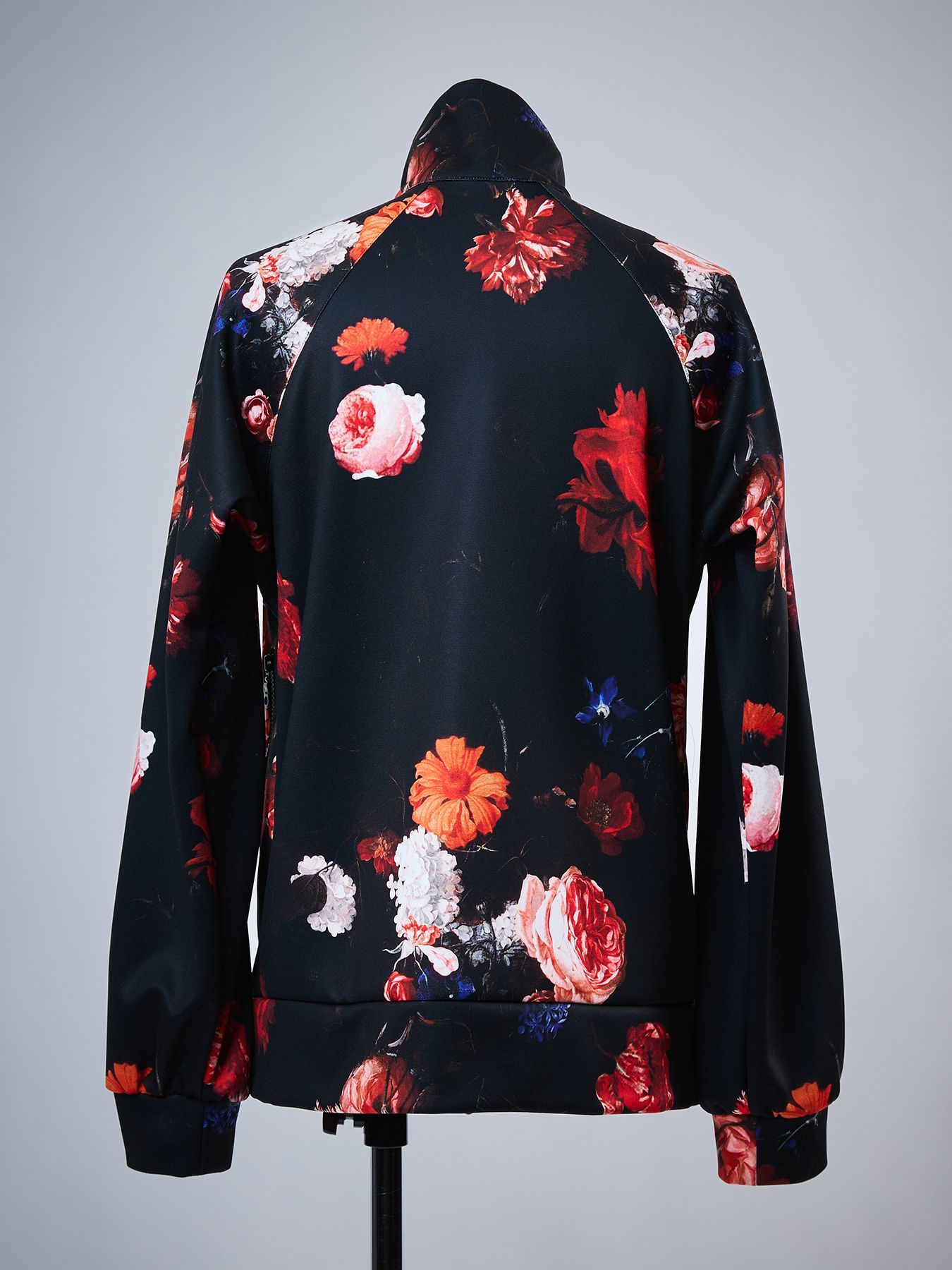 【予約品 4月26日(日) 締切】High Neck Jersey / ハイネックジャージ / ブラックフローラ