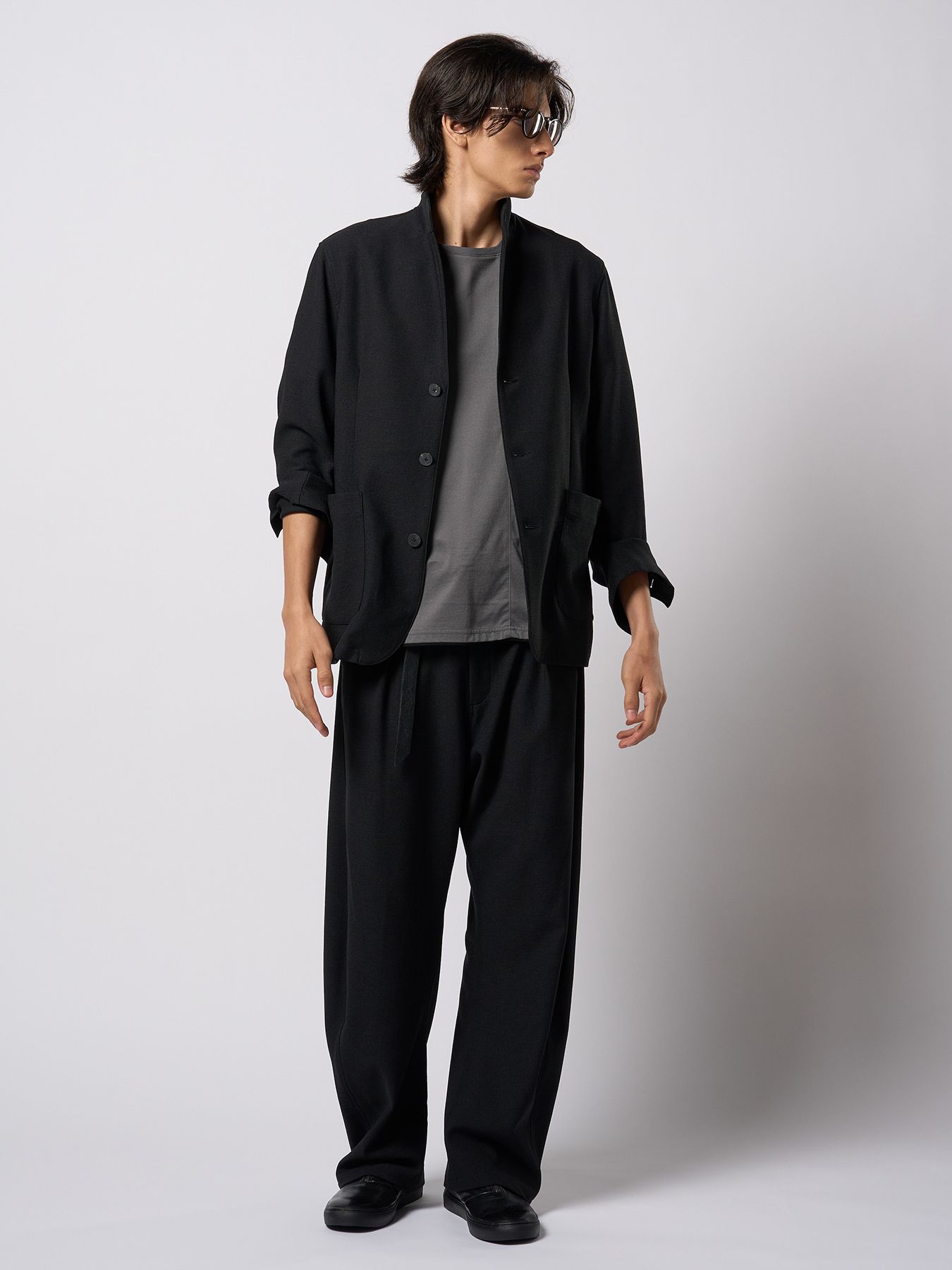【予約品 9月23日(火) 締切】relax banana slacks / リラックス バナナスラックス / ブラック
