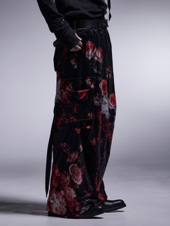 【予約品 】Wide Cargo Pants / ワイドカーゴパンツ / フローラ
