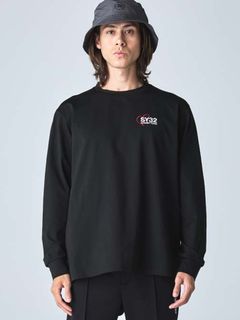 HEART MIX LOGO L/S TEE / ハートミックスロゴ ロングスリーブTシャツ / ブラック【SY32 by SWEET YEARS】