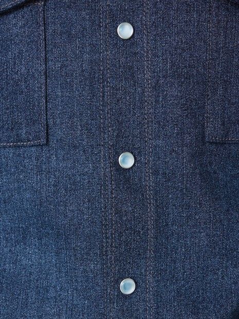 長袖 デニムシャツ インディコ5351