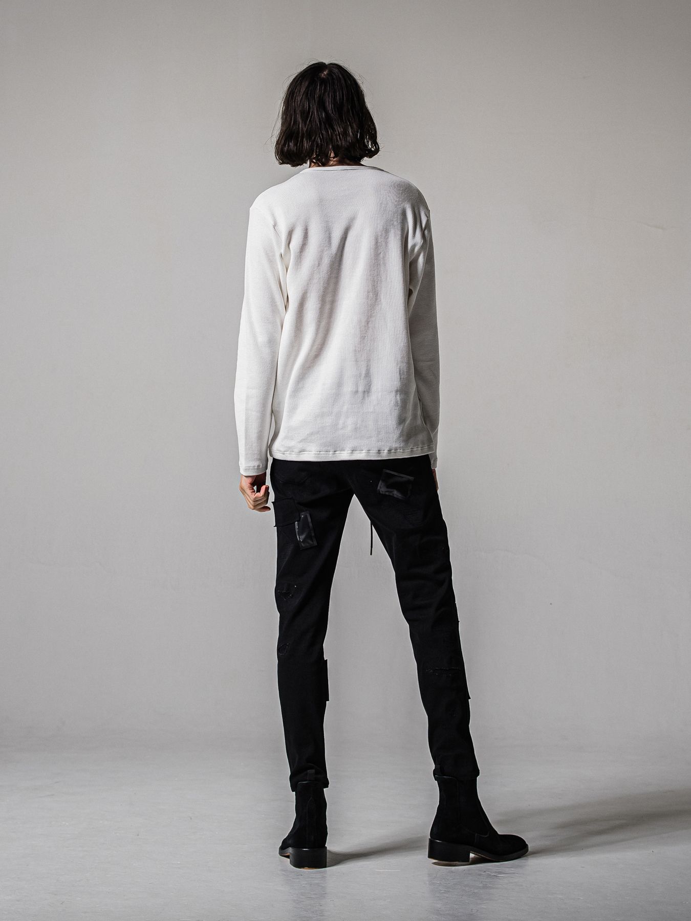 【予約品 11月16日(日) 締切】MICK DENIM JERSEY / ミック デニムジャージ / ブラックリメイク