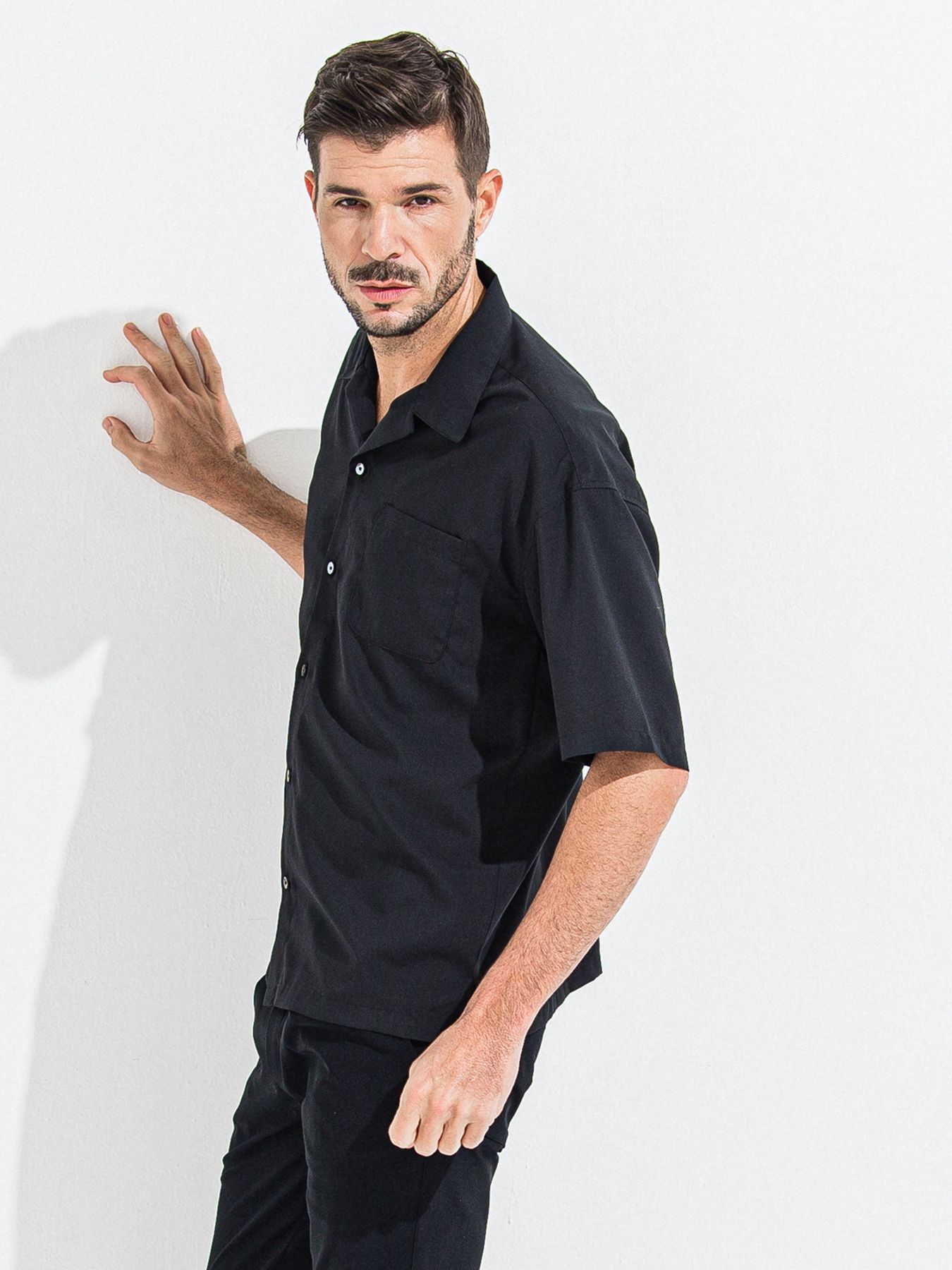 【予約品 】ZACK HALF SHIRT / ザックハーフスリーブシャツ / ブラック