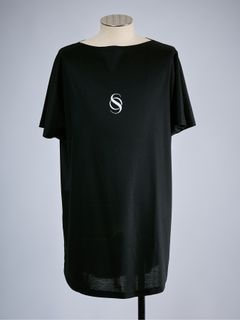 【予約品 10月26日(月) 締切】Two Way French Sleeve T / 2ウェイ フレンチスリーブ / ブラック