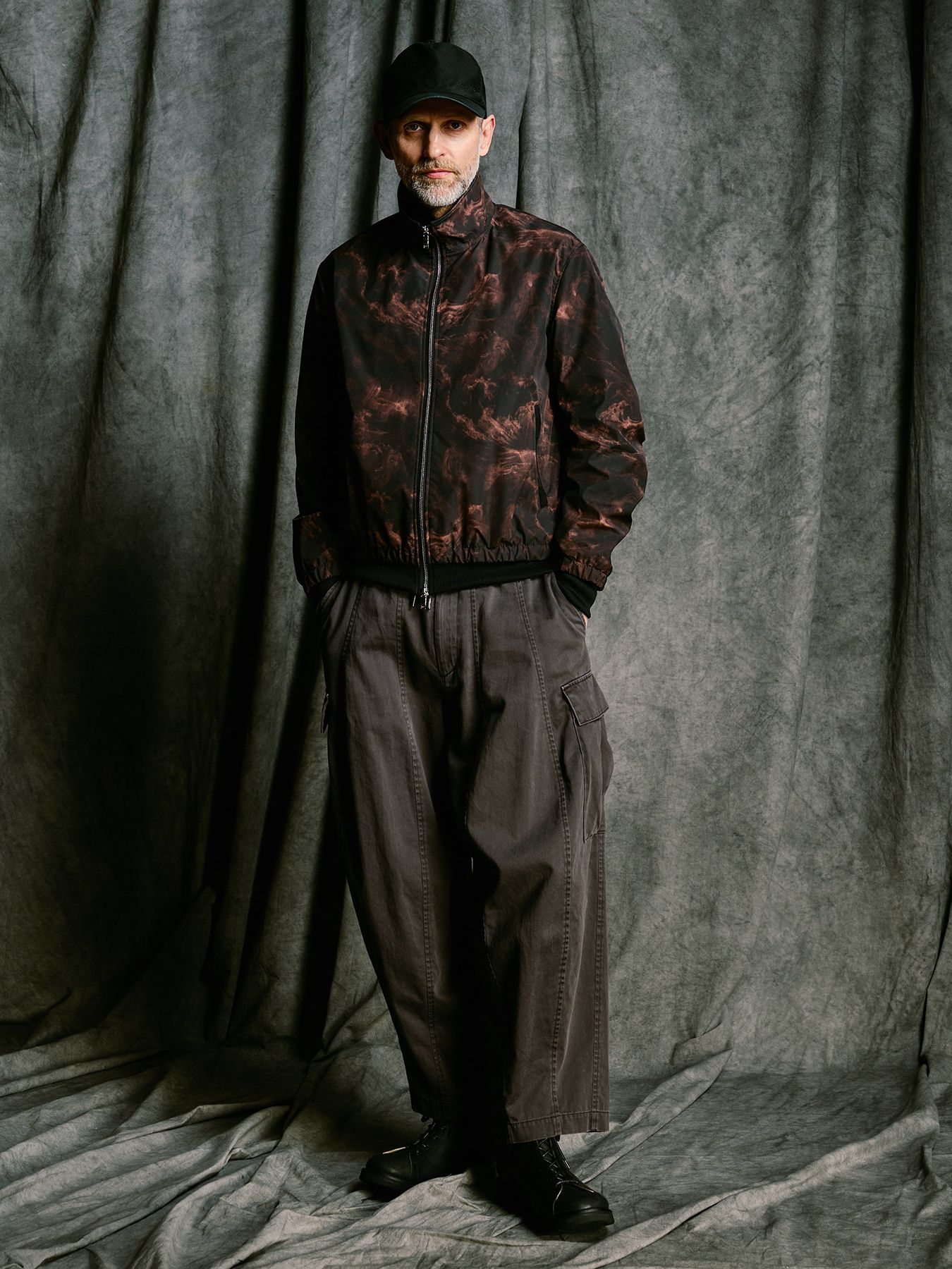 【予約品 4月19日(日) 18時締切】heavy moleskin B.B.cap / モールスキン ベースボールキャップ / ブラック