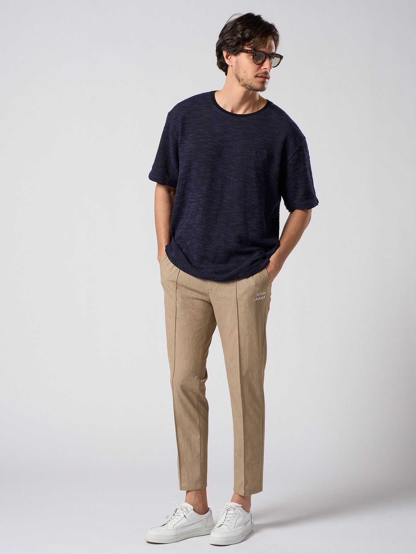 【予約品 1月25日(日) 締切】muta × wjk collection：smart pin-tuck slacks  / スマートピンタック スラックス / キャメル