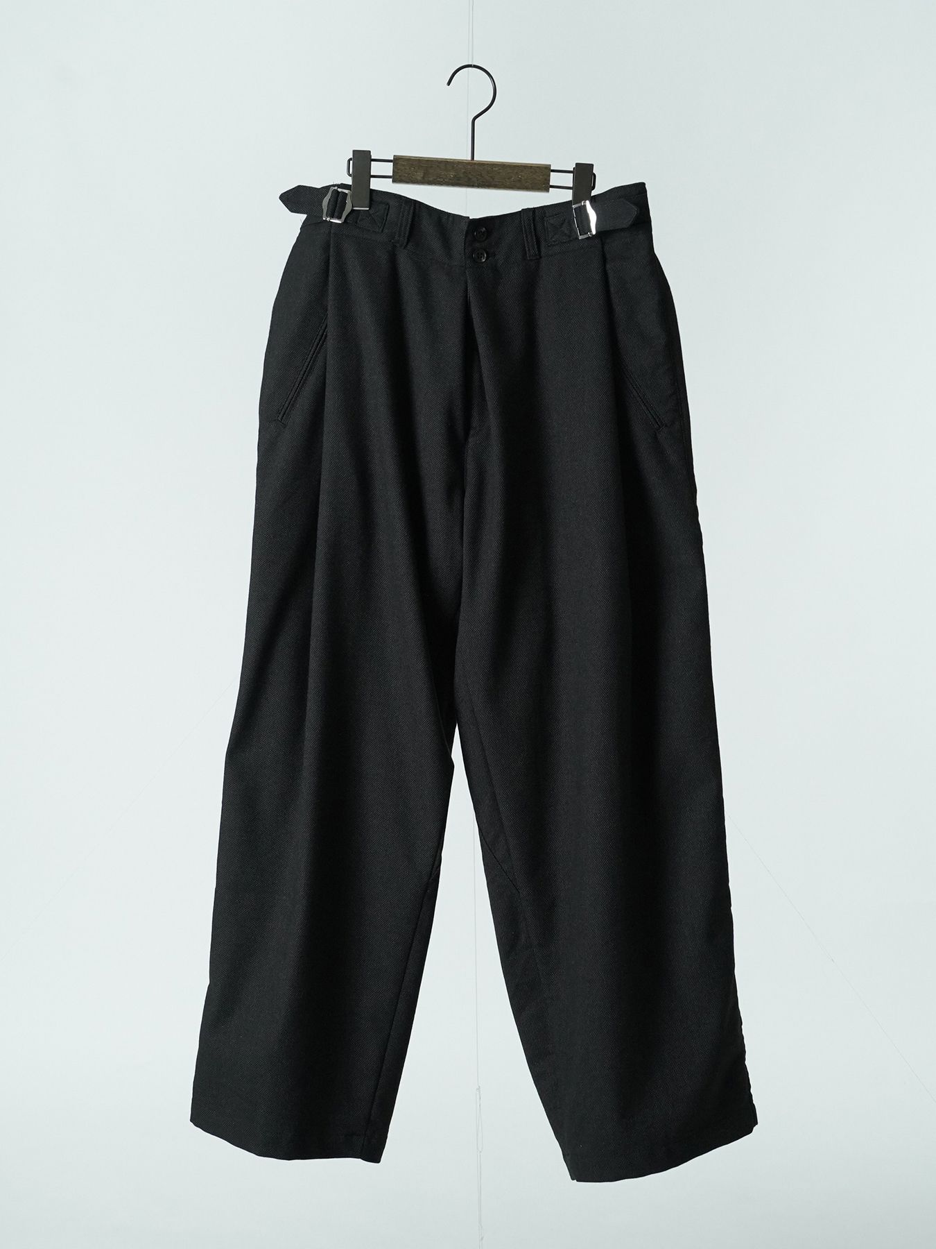 【予約品 5月27日(水) 締切】OVERTROUSERS / ワイドパンツ / ブラック