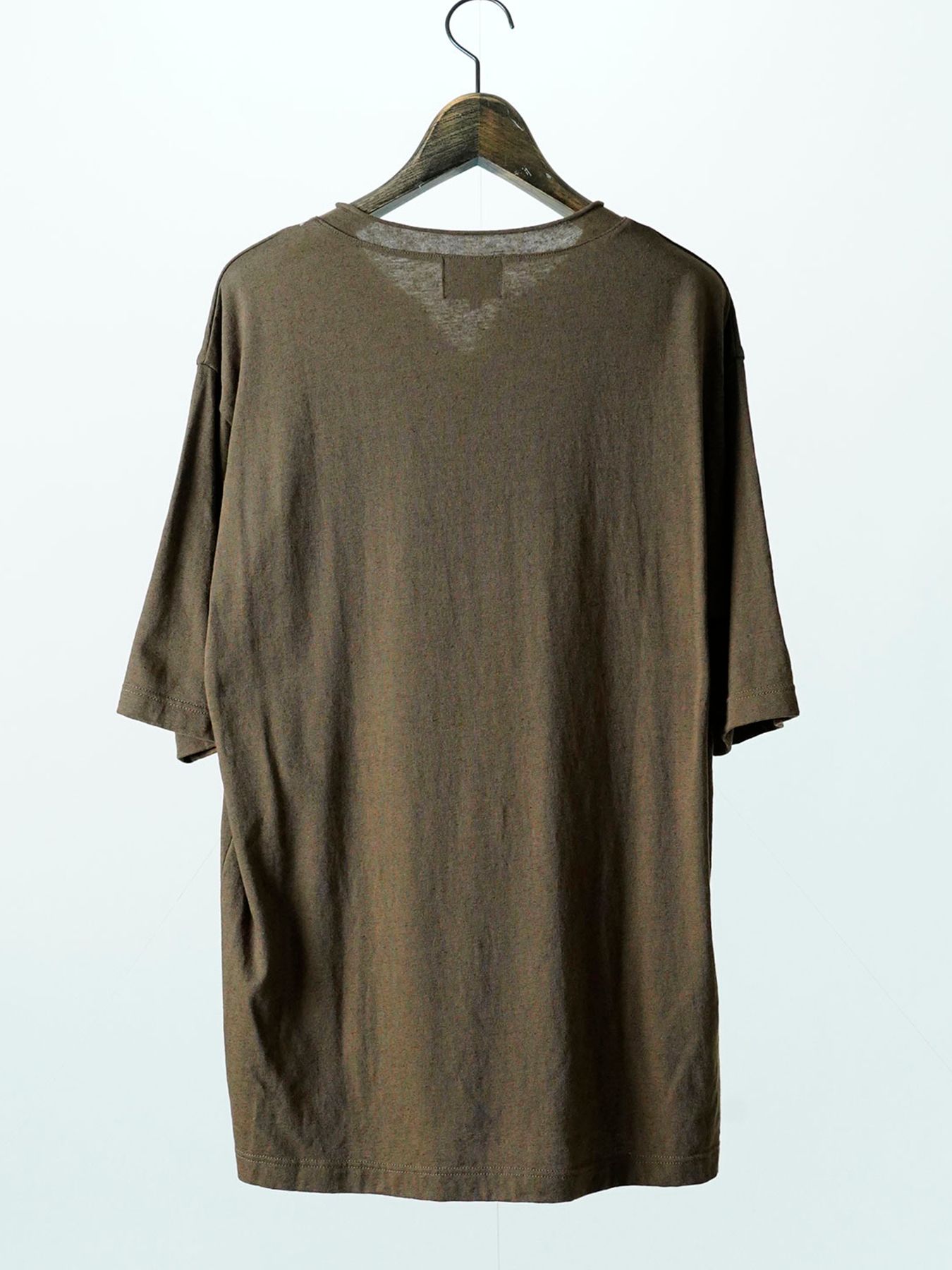 【予約品 11月9日(月) 締切】ALTNECKTEE / 変形ネックTシャツ / ベージュ