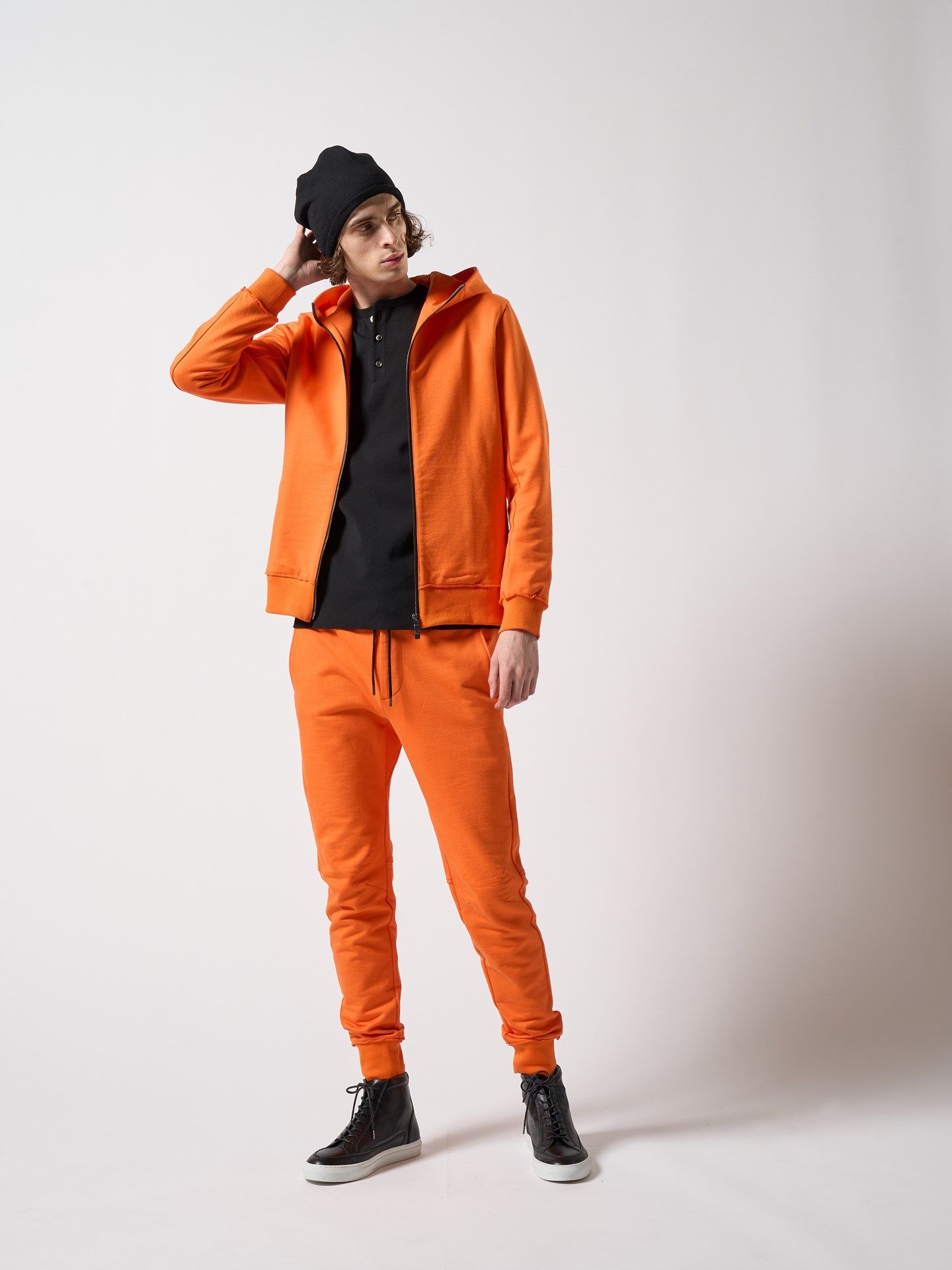 cut-off watch cap / コットンキャップ / ブラック