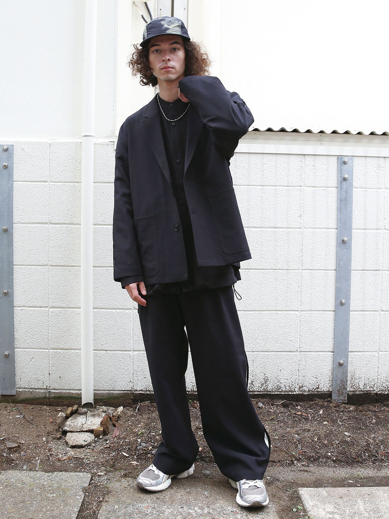 UNTRAD JACKET / ブラック×ホワイト【QUOLT】
