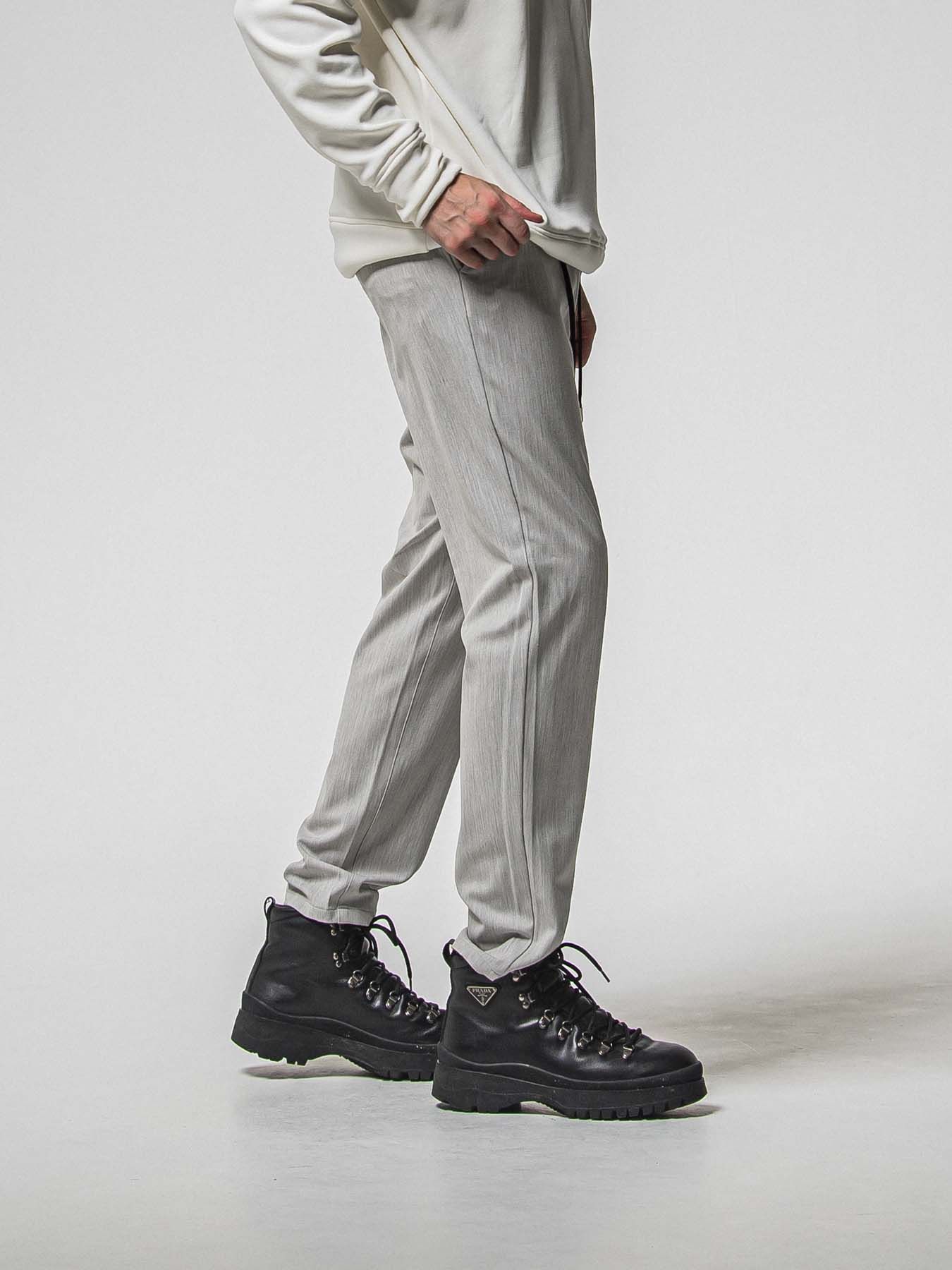 【予約品 】PAT WIDE EASY PANTS / パット ワイドイージーパンツ / グレー