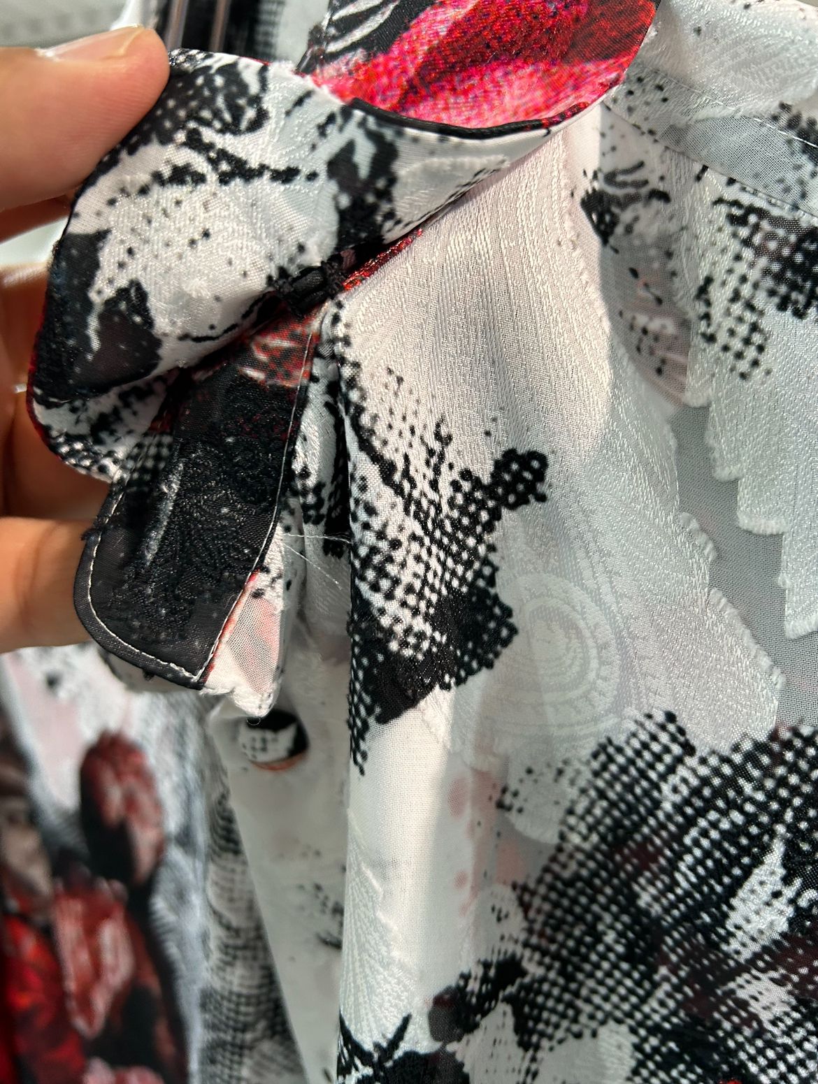 《予約品》 SplashFloraShirt / シャツ / ホワイト＆レッド