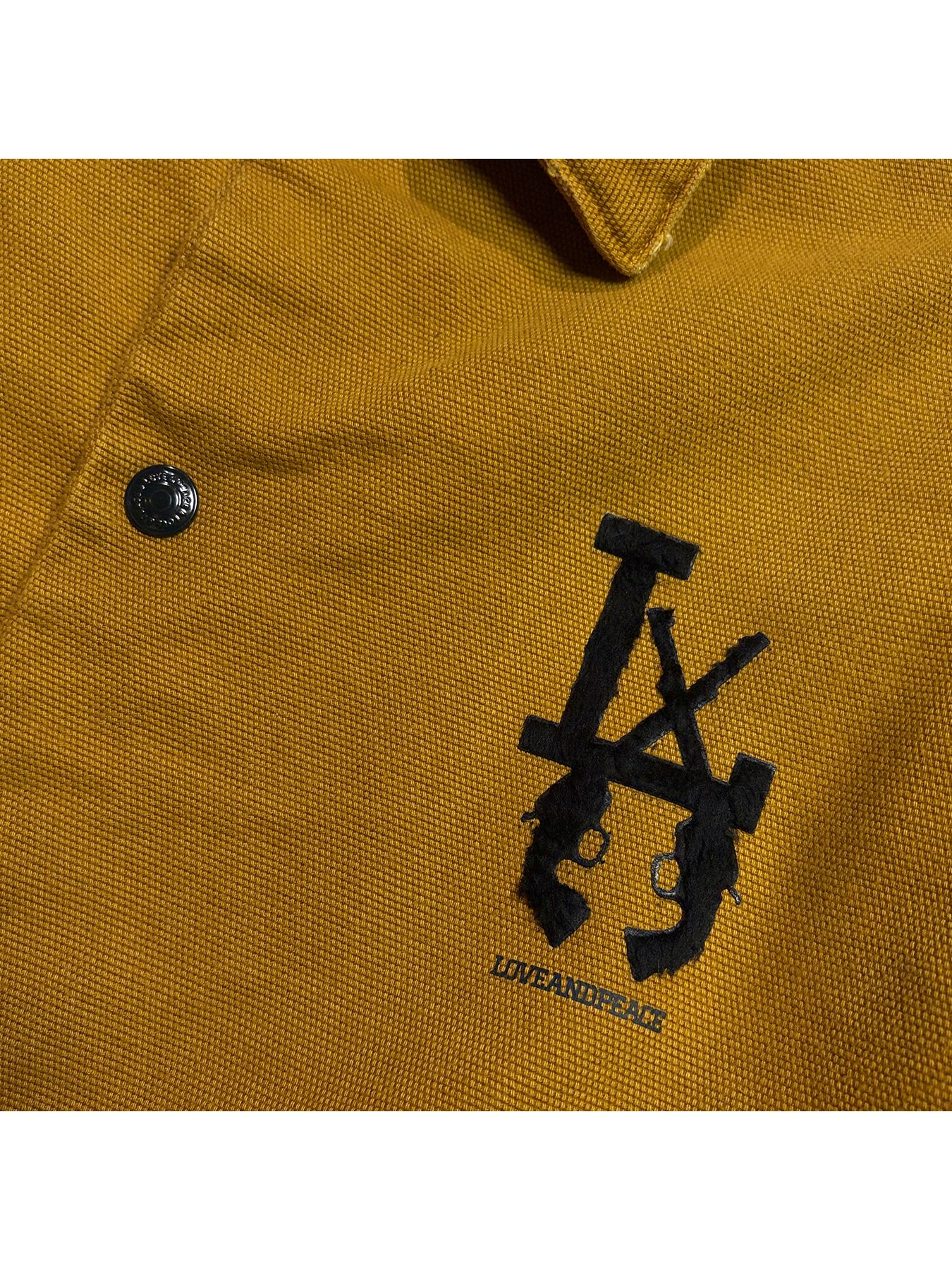 【予約品 3月9日(月) 18:00 締切】LA OXFORD JKT / LA オックスフォード コーチジャケット / マスタード