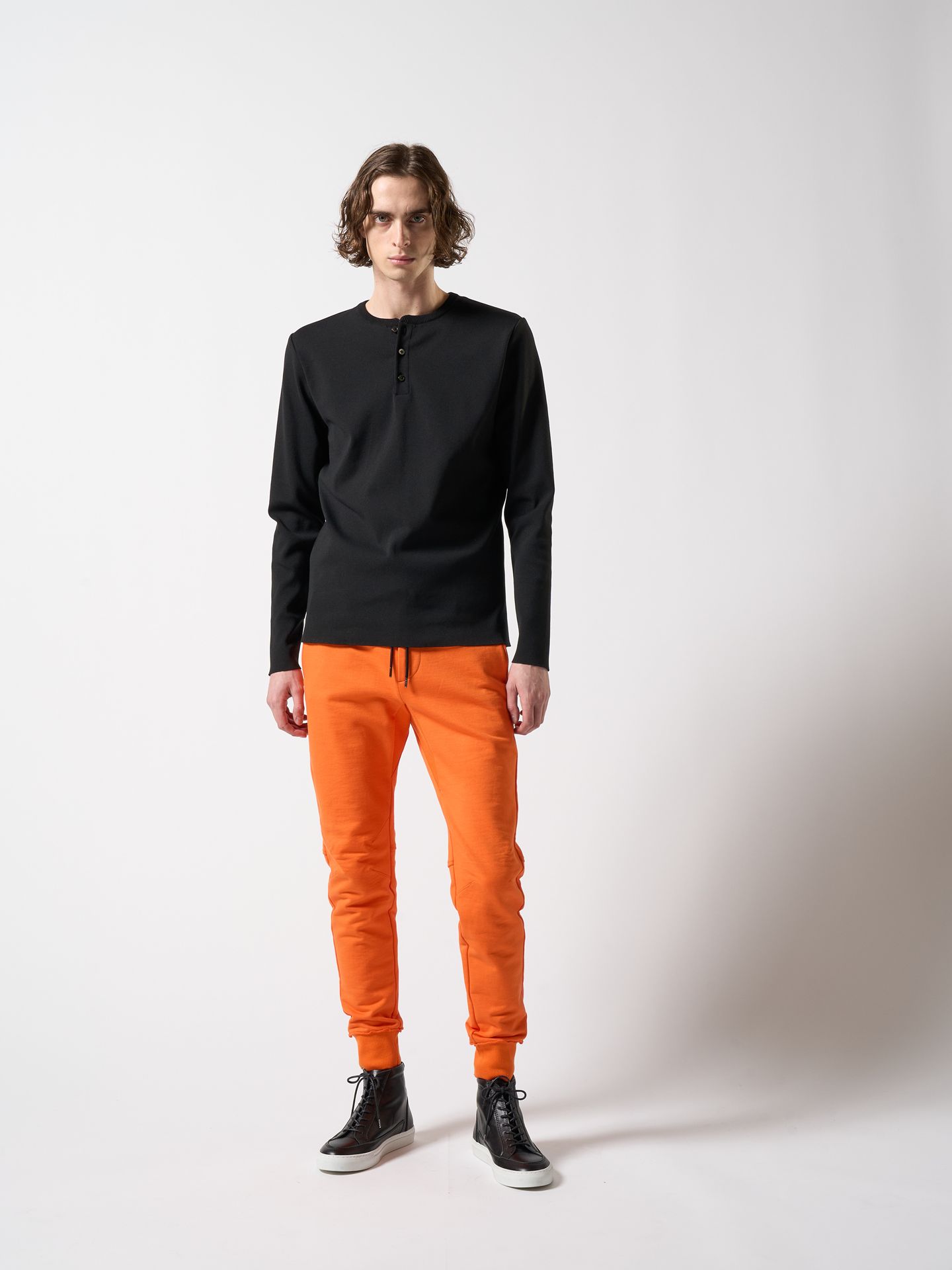 【予約品】 ct surf henley L/S / Tシャツ / ブラック
