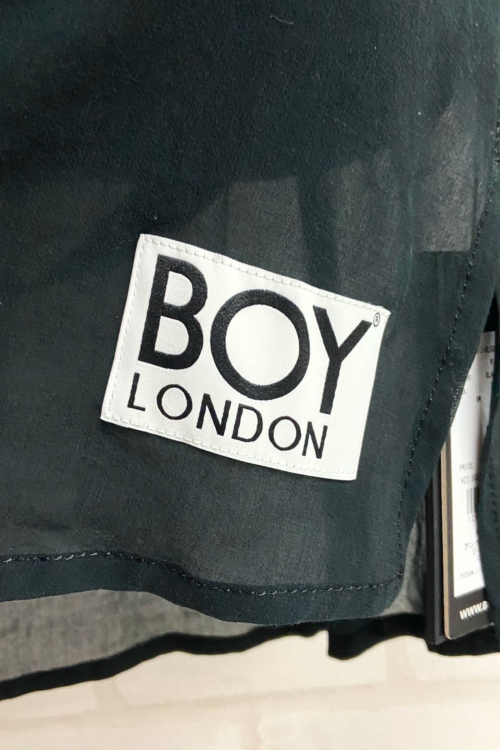 LongFrillShirts シャツ / BLACK 【BOY LONDON】