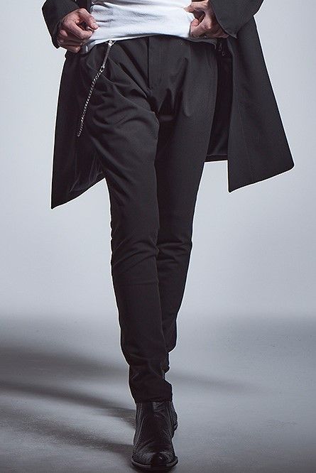 《予約品》 Slacks スラックス GabadineStretch / Black 【kiryuyrik】 11月入荷予定