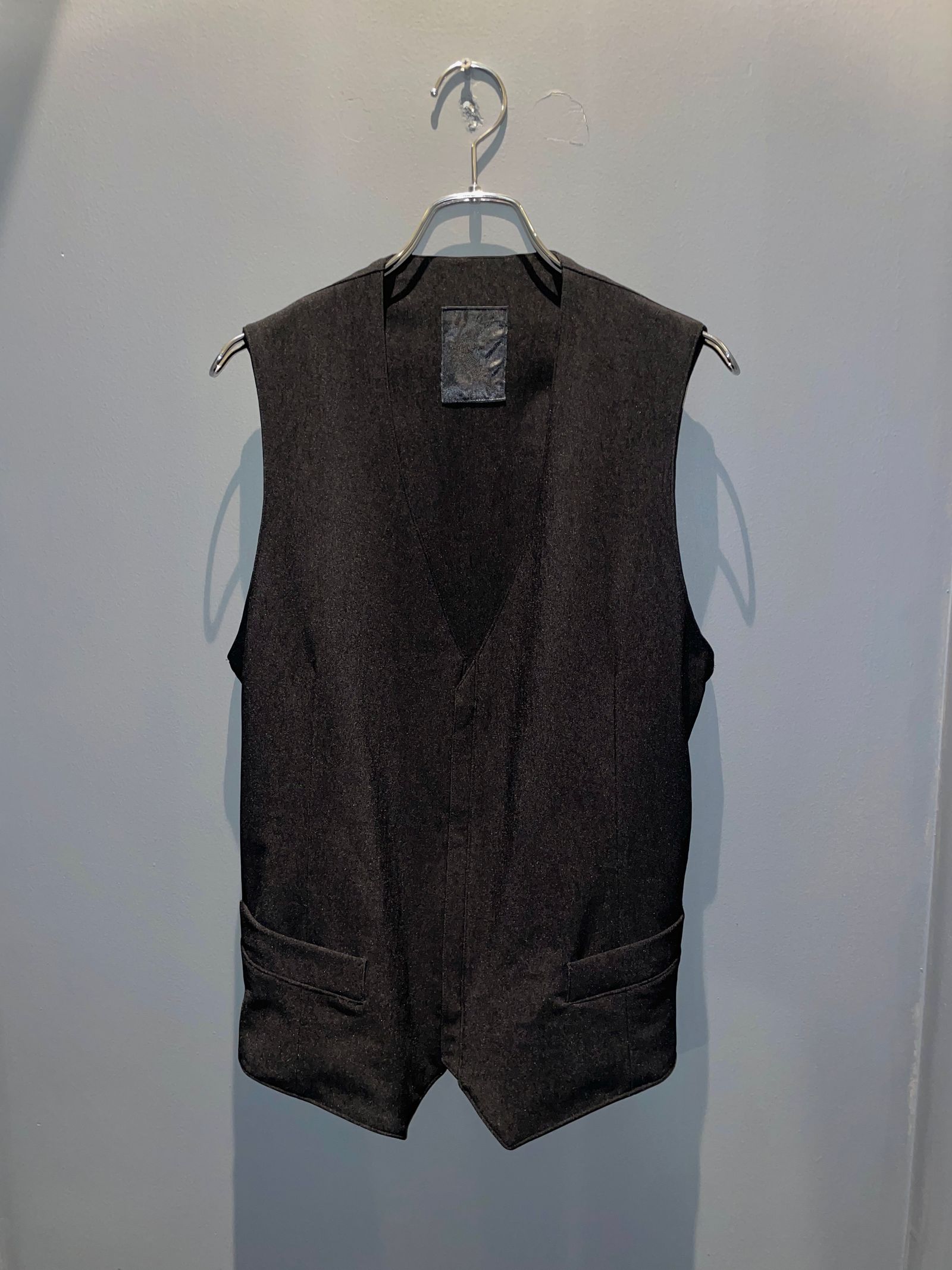 《予約品》 ZippVest / ハイテンションジャージジップベスト / ブラック