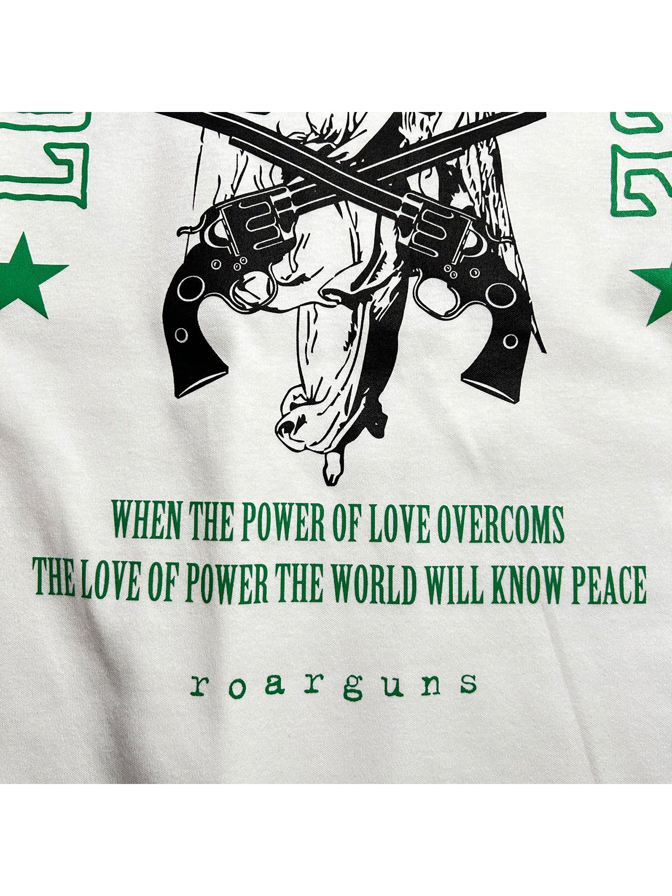【予約品 8月10日(日) 締切 】ANGEL CROSSGUN L/S T / エンジェル クロスガン ロングスリーブ Tシャツ / ホワイト