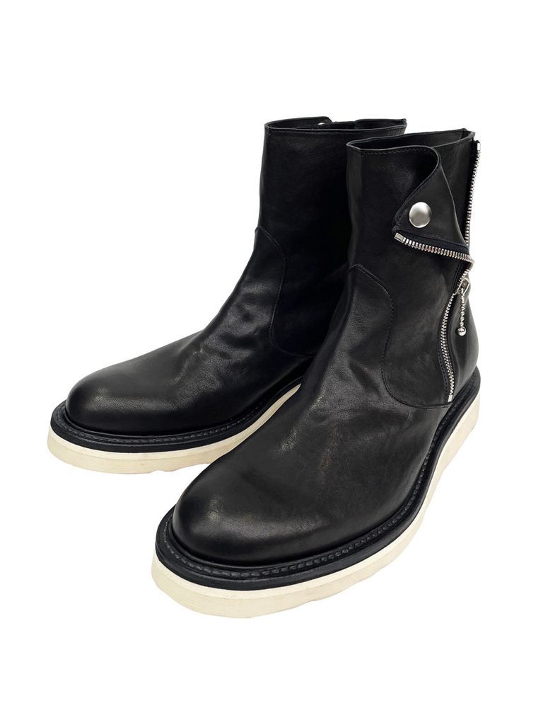 Pit Vegitable Full Tanned Shrinked Horse Riders Boots / ピットフルタンニン シュリンク ホースハイド 『ライダース ブーツ』TRASH