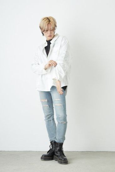 MARINE TASTE SHIRTS/ ホワイト 【BOY LONDON】