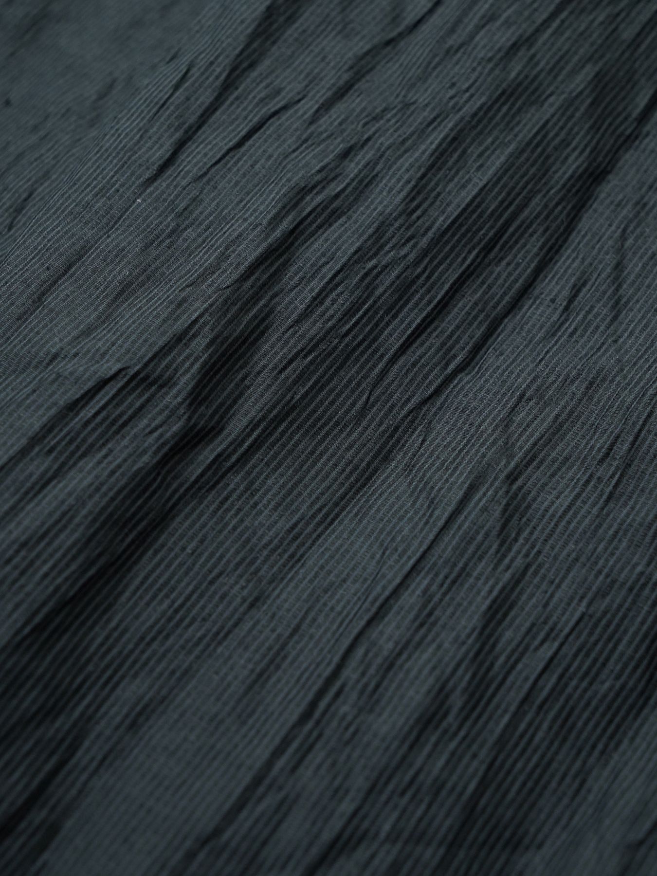 【予約品 2月1日(日) 締切】WAVEWASHER SHIRTS / ワッシャー加工シャツ / ブラック