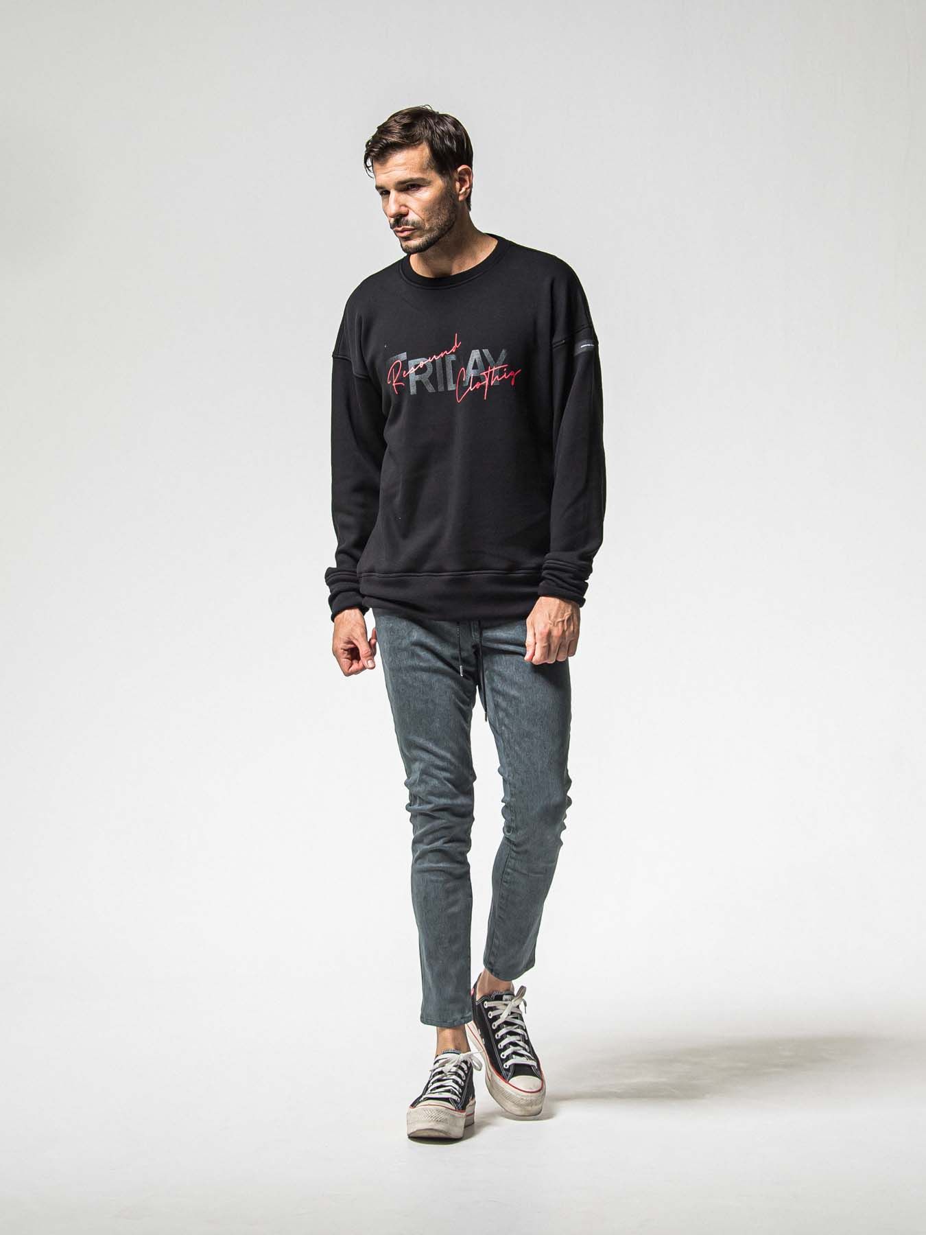 【予約品 8月31日(日) 締切】MICK DENIM JERSEY / ミック デニムジャージ / ピグメントブラック